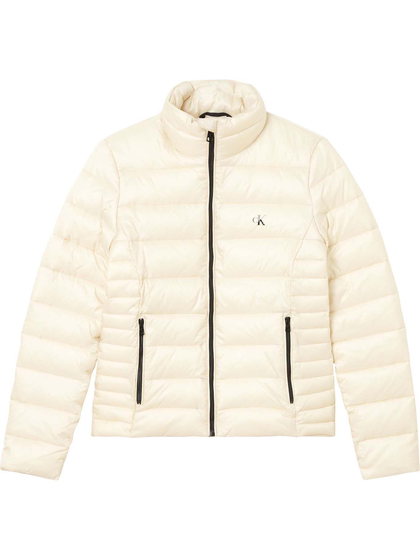 Parka Back Logo Elastic Crema Calvin Klein-0