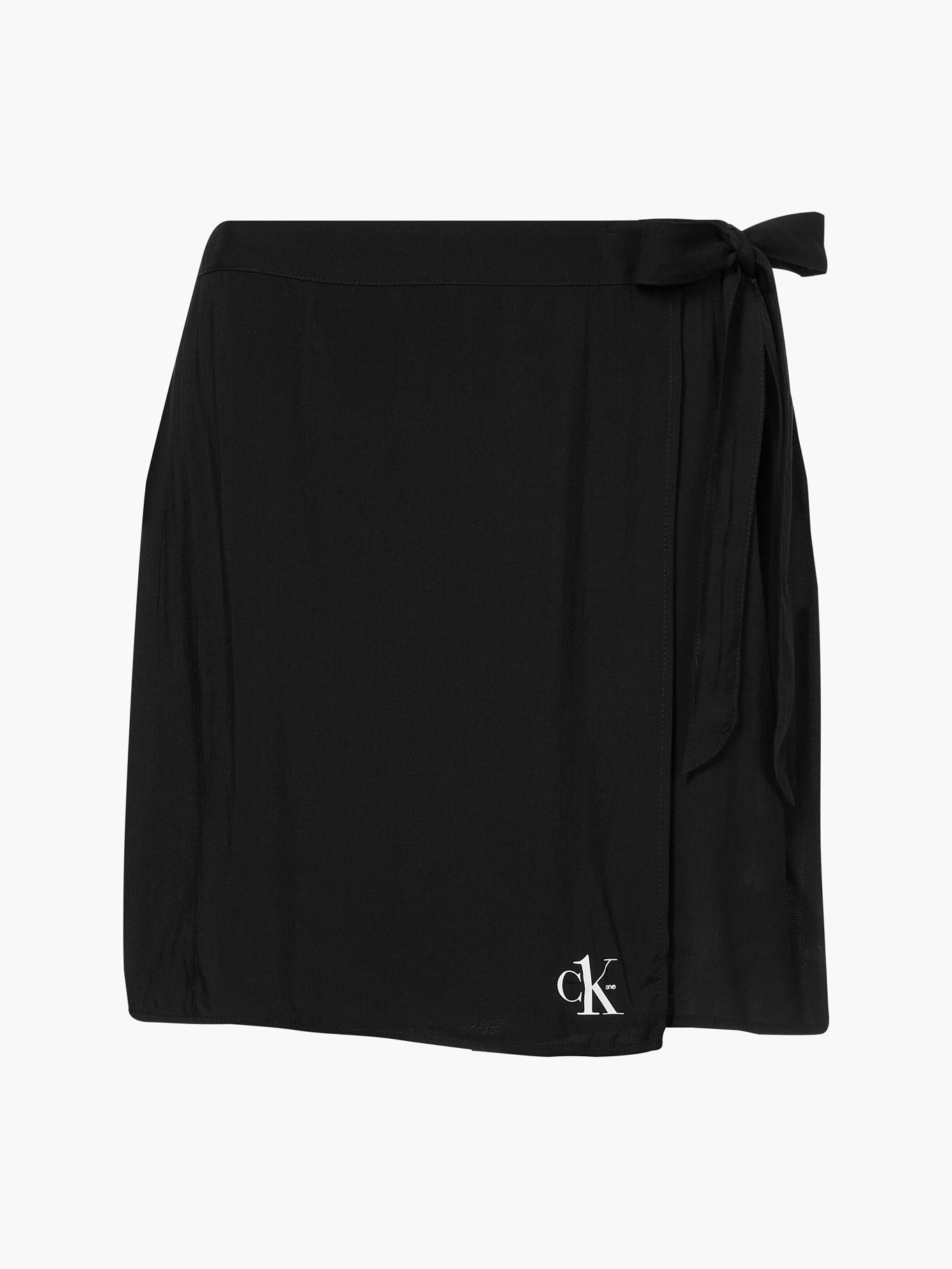 Falda Envolvente de Playa Negro Calvin Klein-4