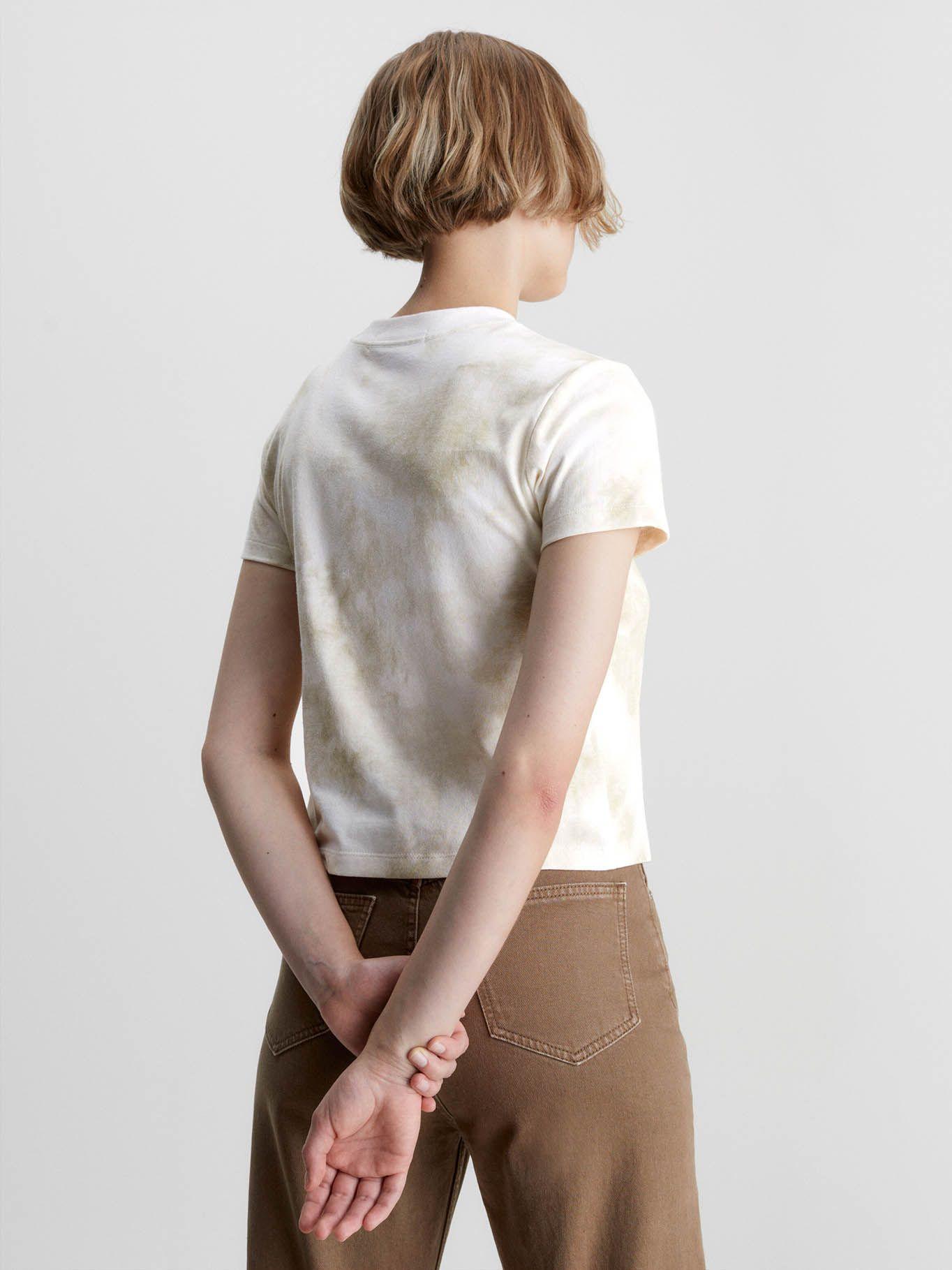 Camiseta Slim Tie Dye Blanco Calvin Klein-2