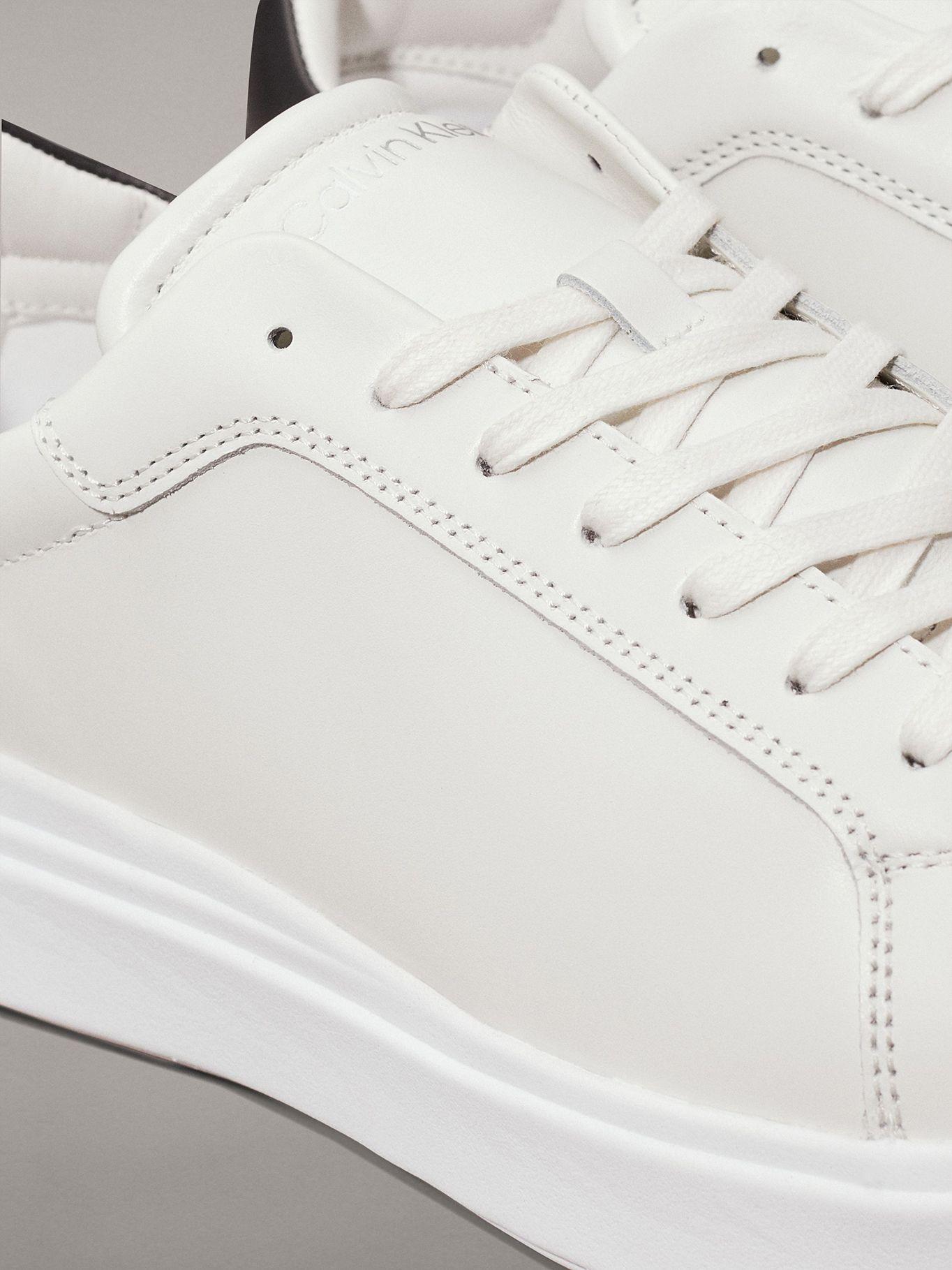 Zapatillas de Cuero Low Top Lace Blanco Calvin Klein-6