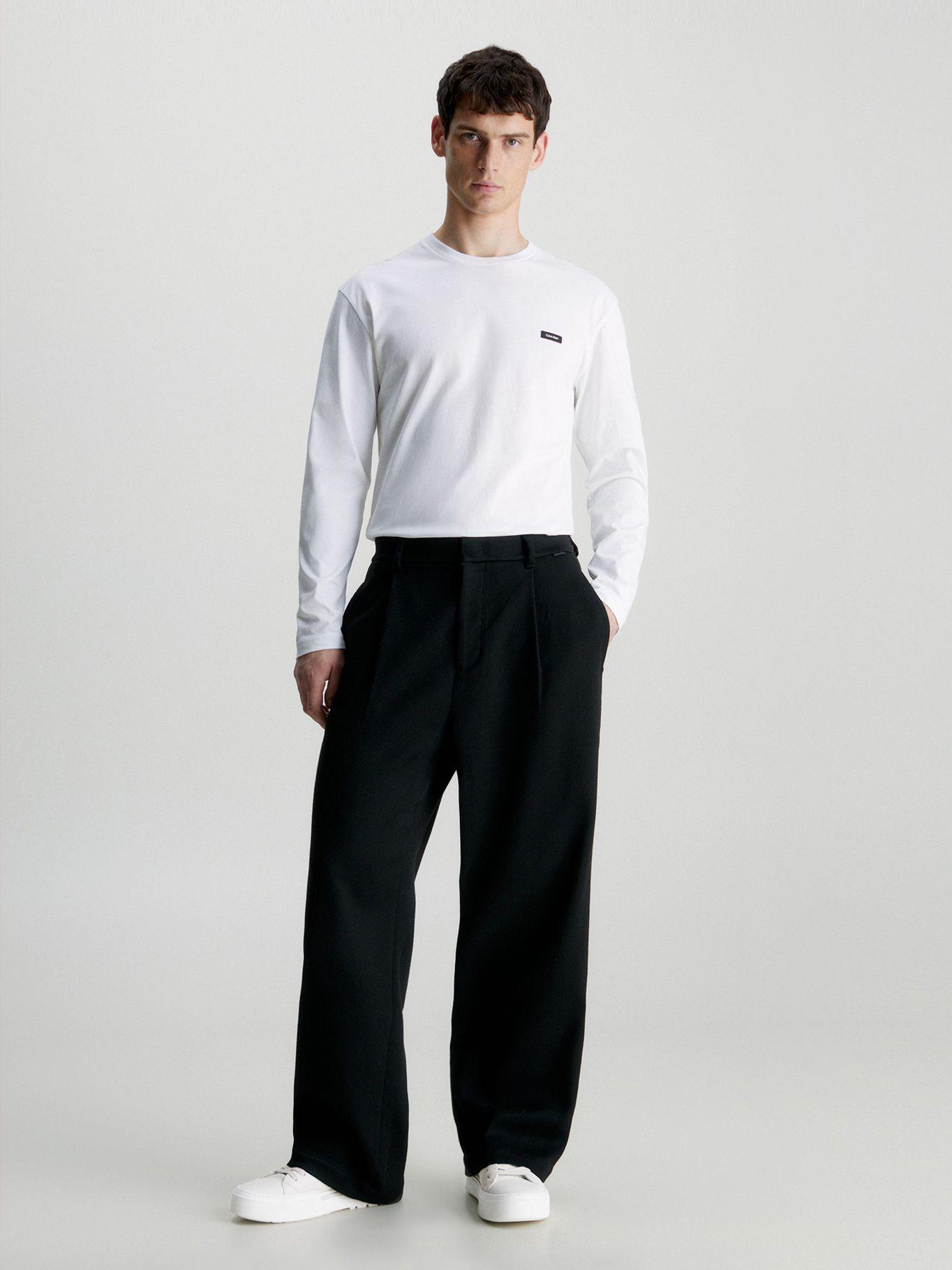 Zapatillas de Cuero Low Top Lace Blanco Calvin Klein-7