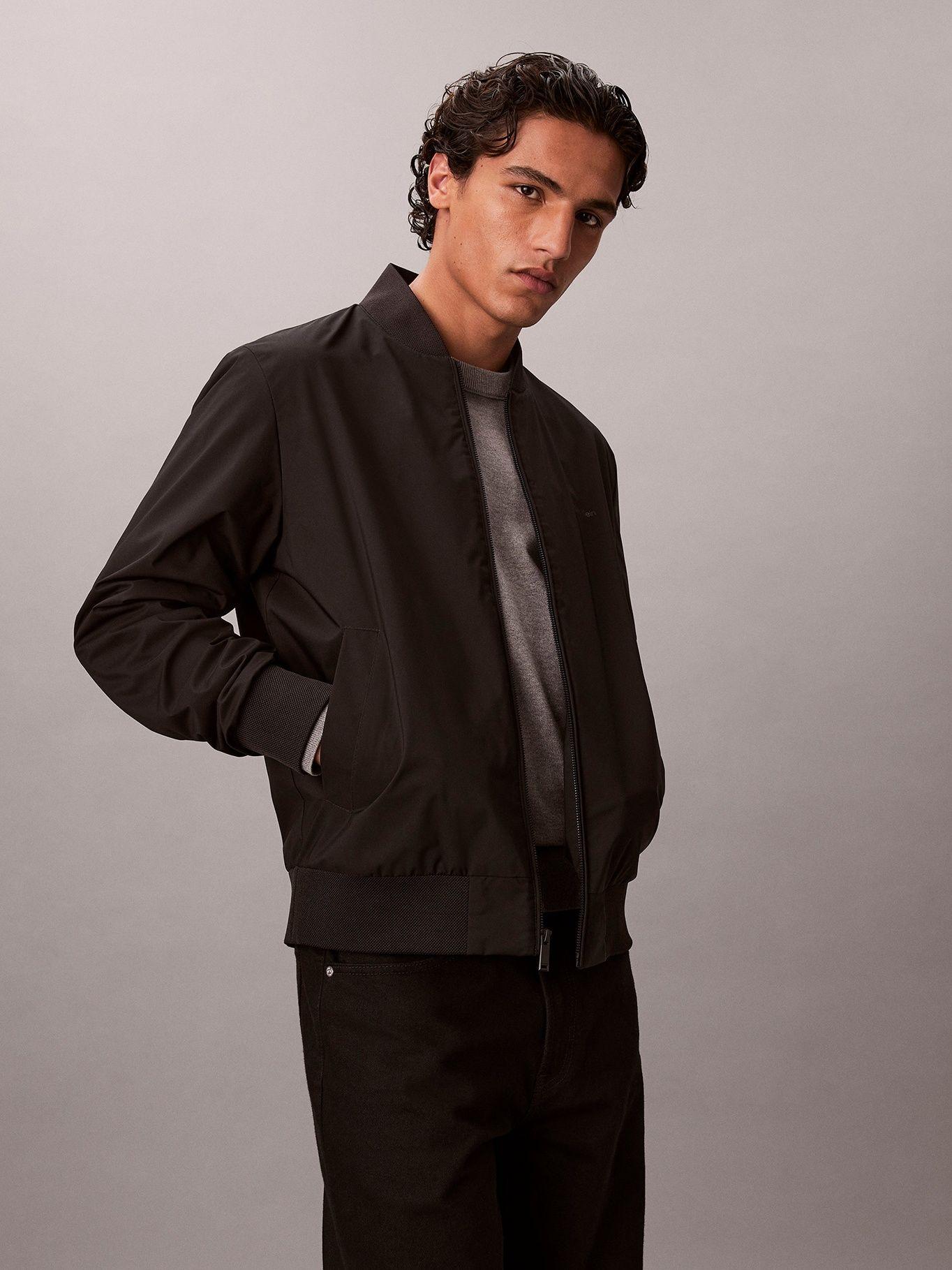 Chaqueta Bomber Mate Negro Calvin Klein-3