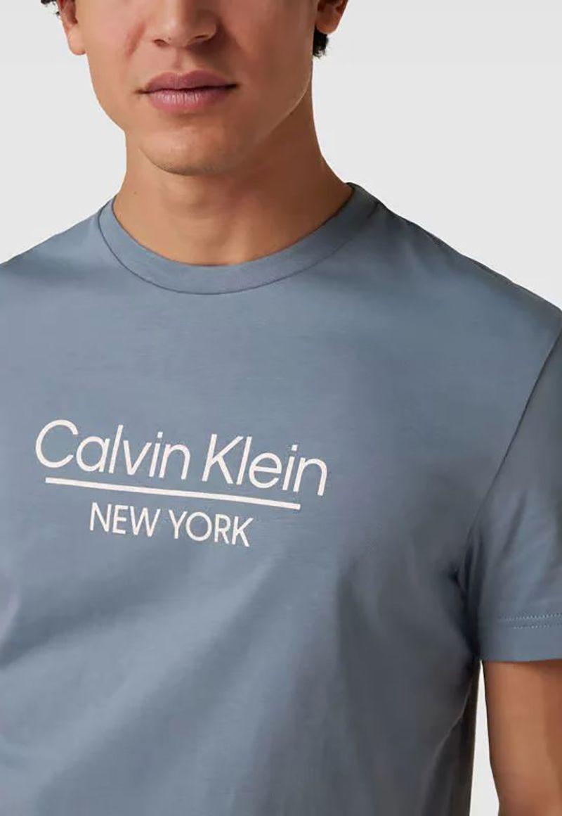 Camiseta con logo Gris Calvin Klein K10K110793-POC-3