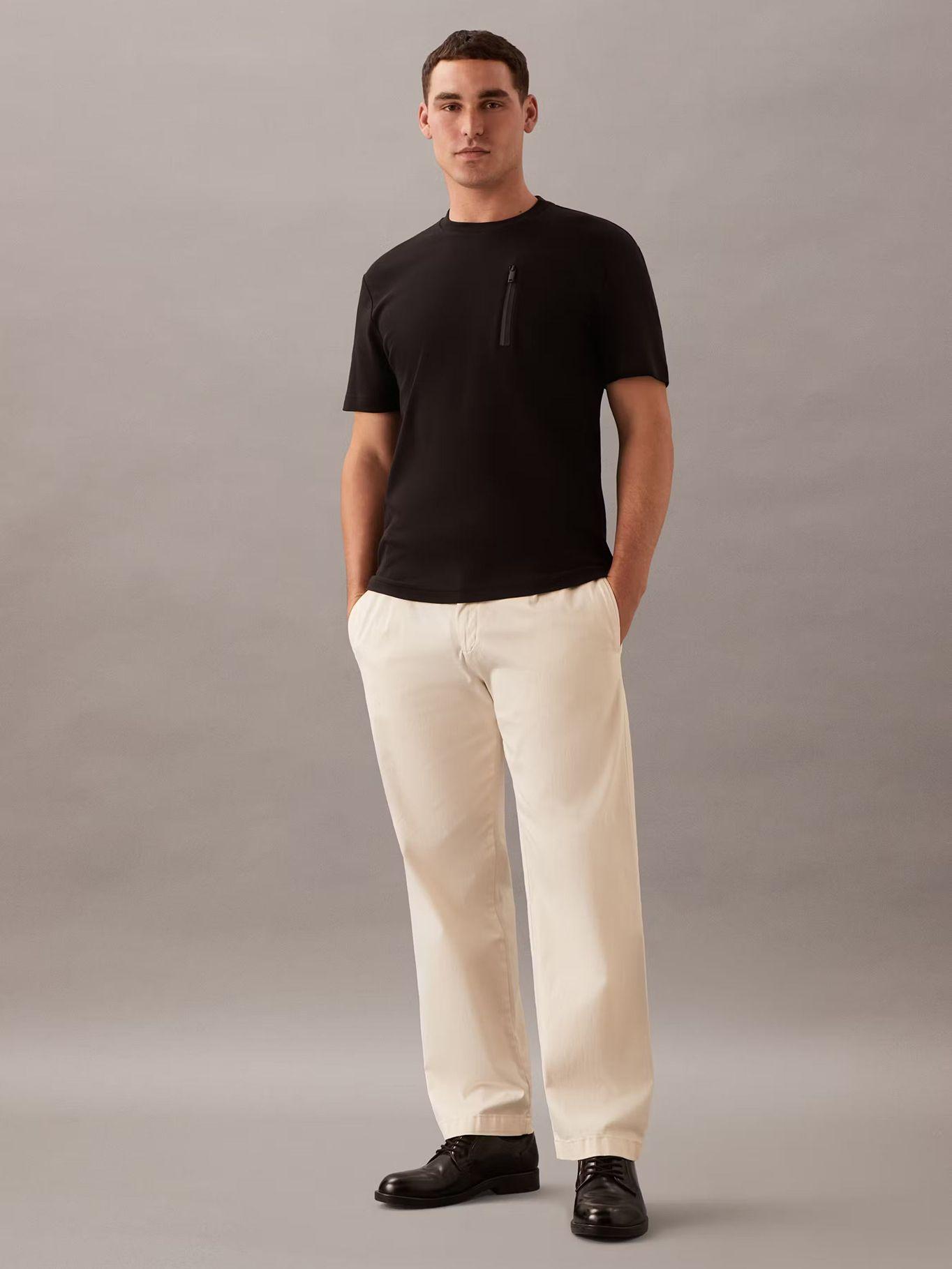 Polera Lux Tech Zip Pocket Negro Calvin Klein-1