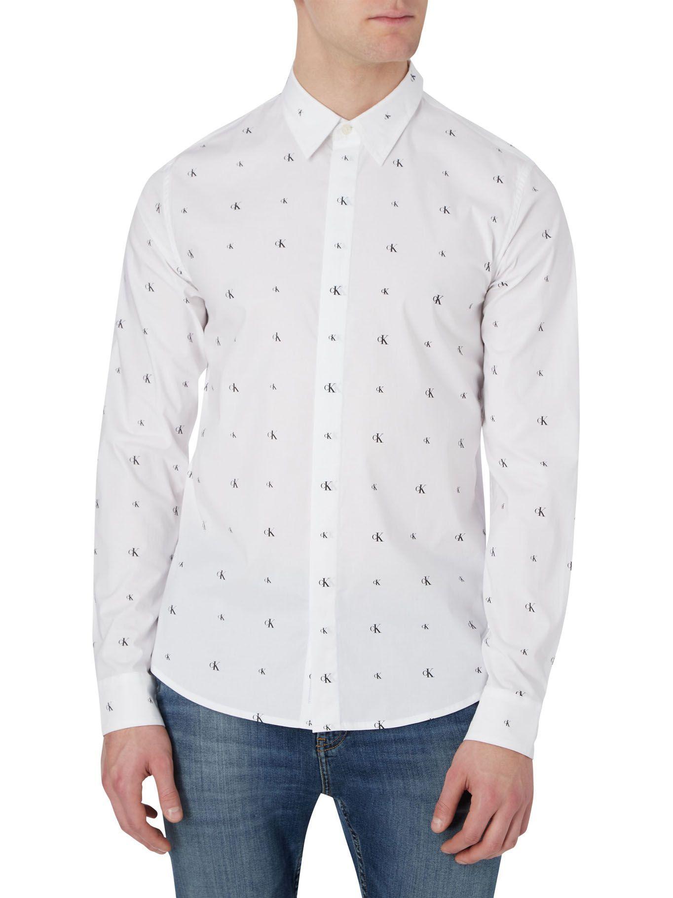 Camisa Seasonal Pattern Negro Calvin Klein-1