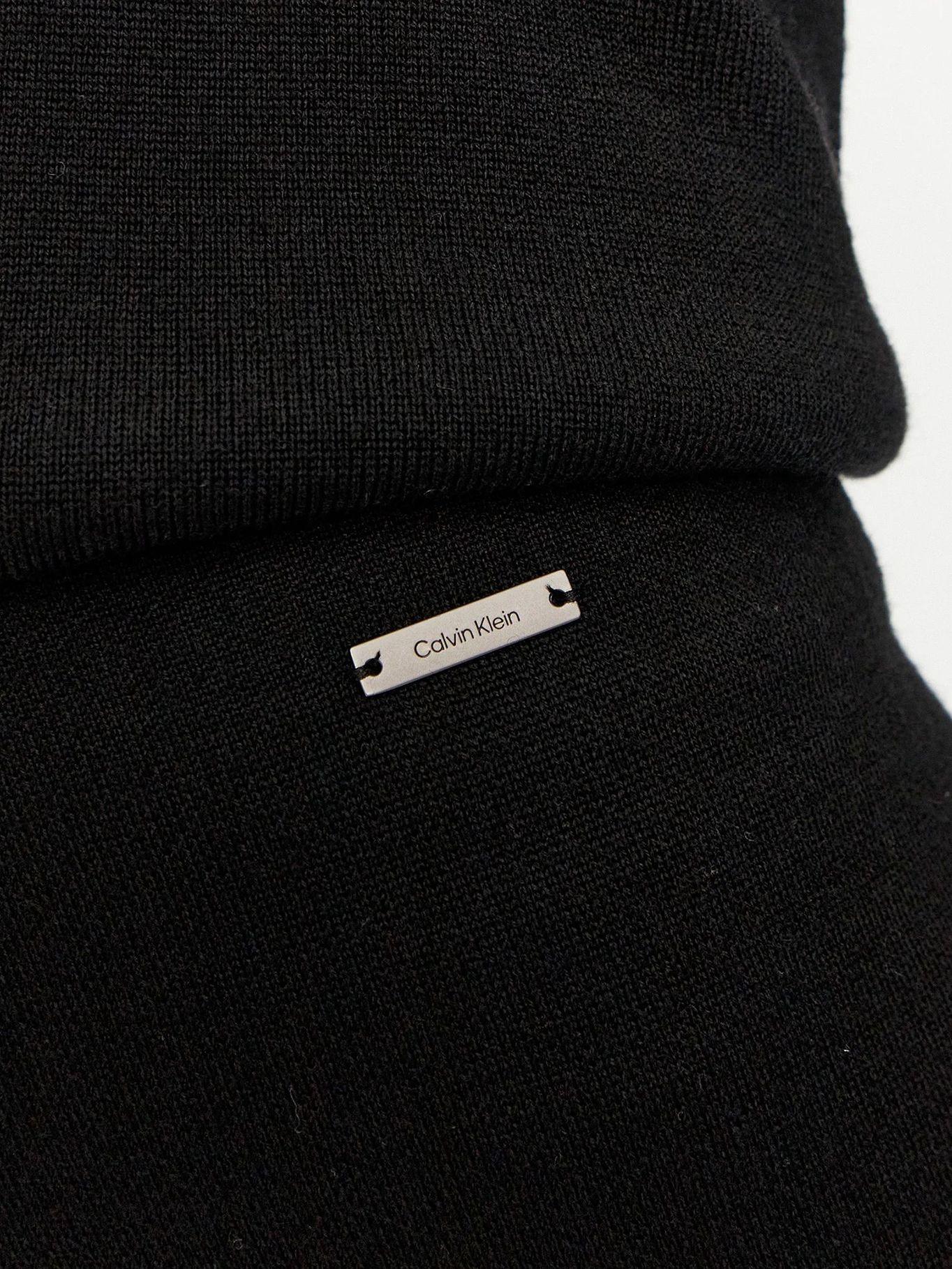 Pantalones Wool Blend Negro Calvin Klein-2