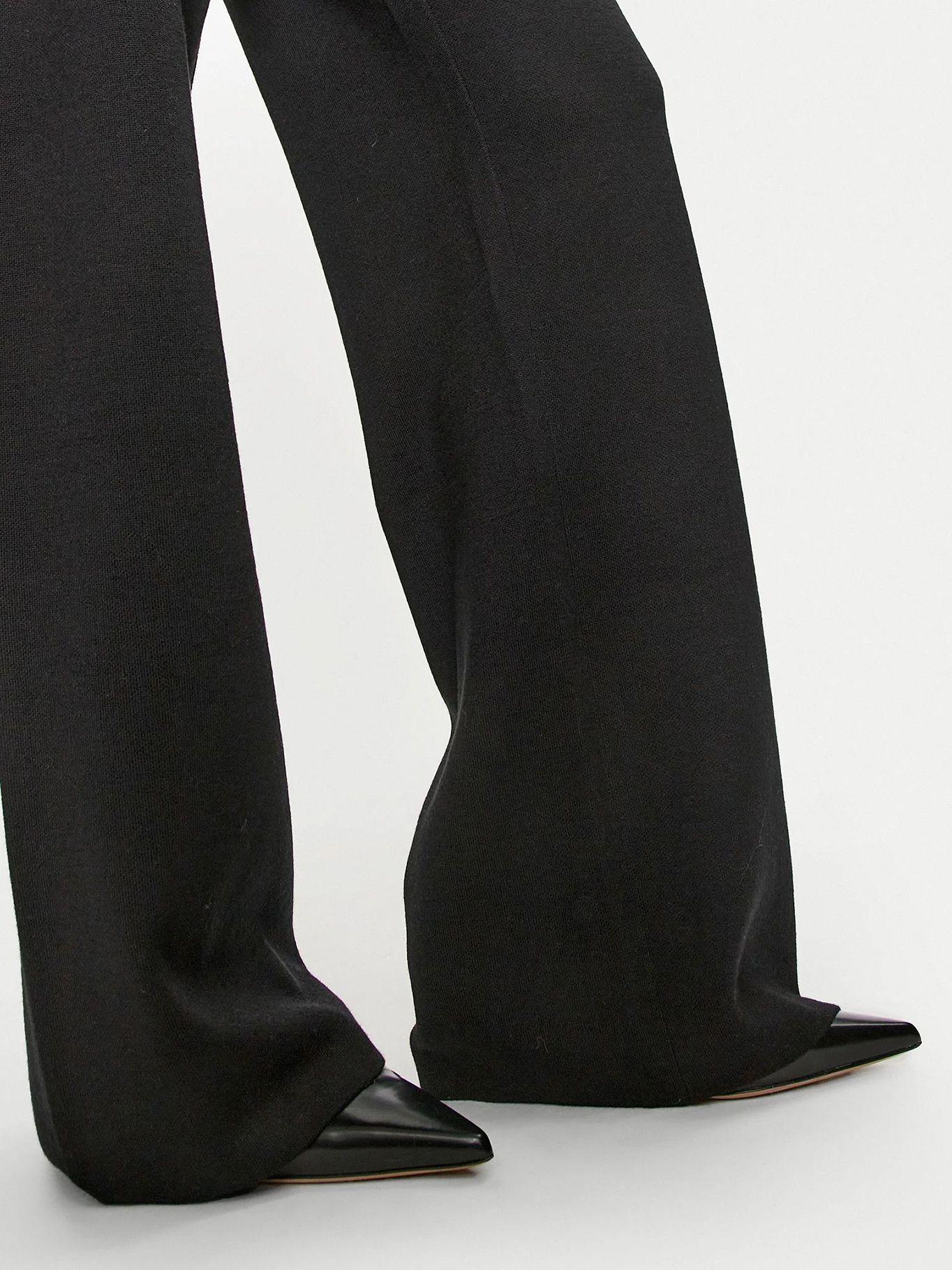 Pantalones Wool Blend Negro Calvin Klein-3