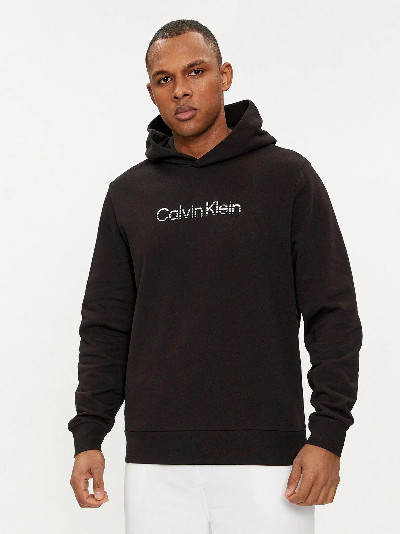 Polerón con Gorro Degrade Logo Negro Calvin Klein-0