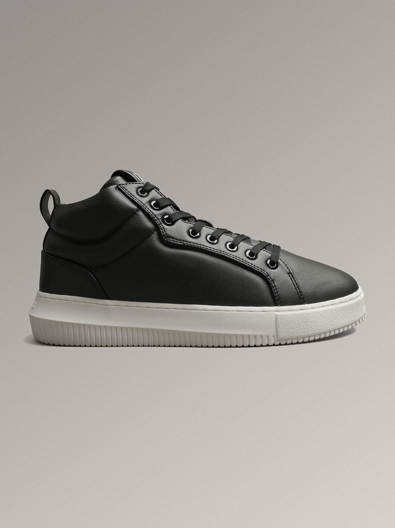 Zapatillas Chunky Cupsole Clean High Negro Calvin Klein-4