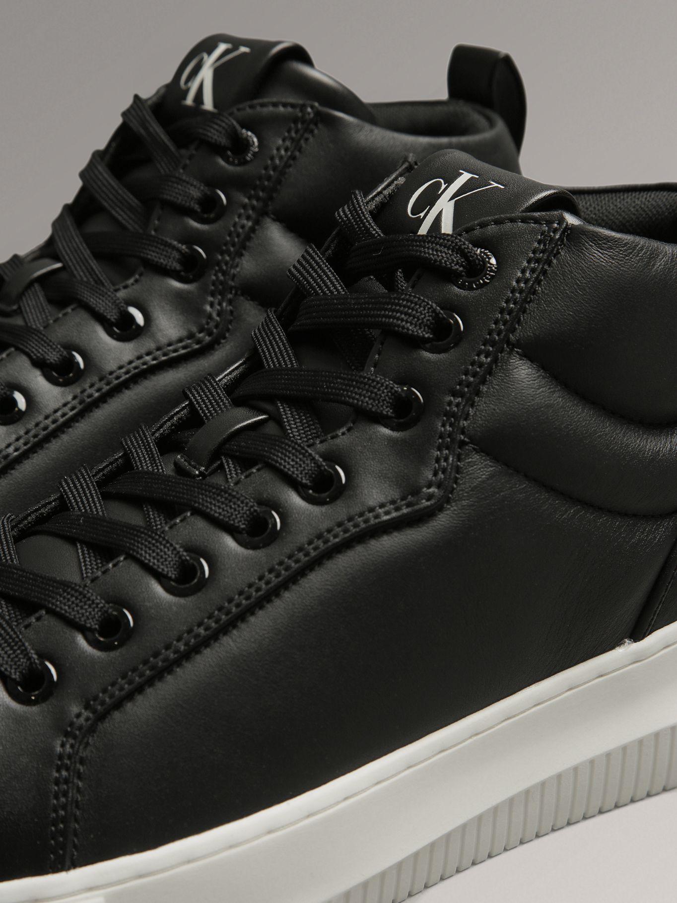 Zapatillas Chunky Cupsole Clean High Negro Calvin Klein-6