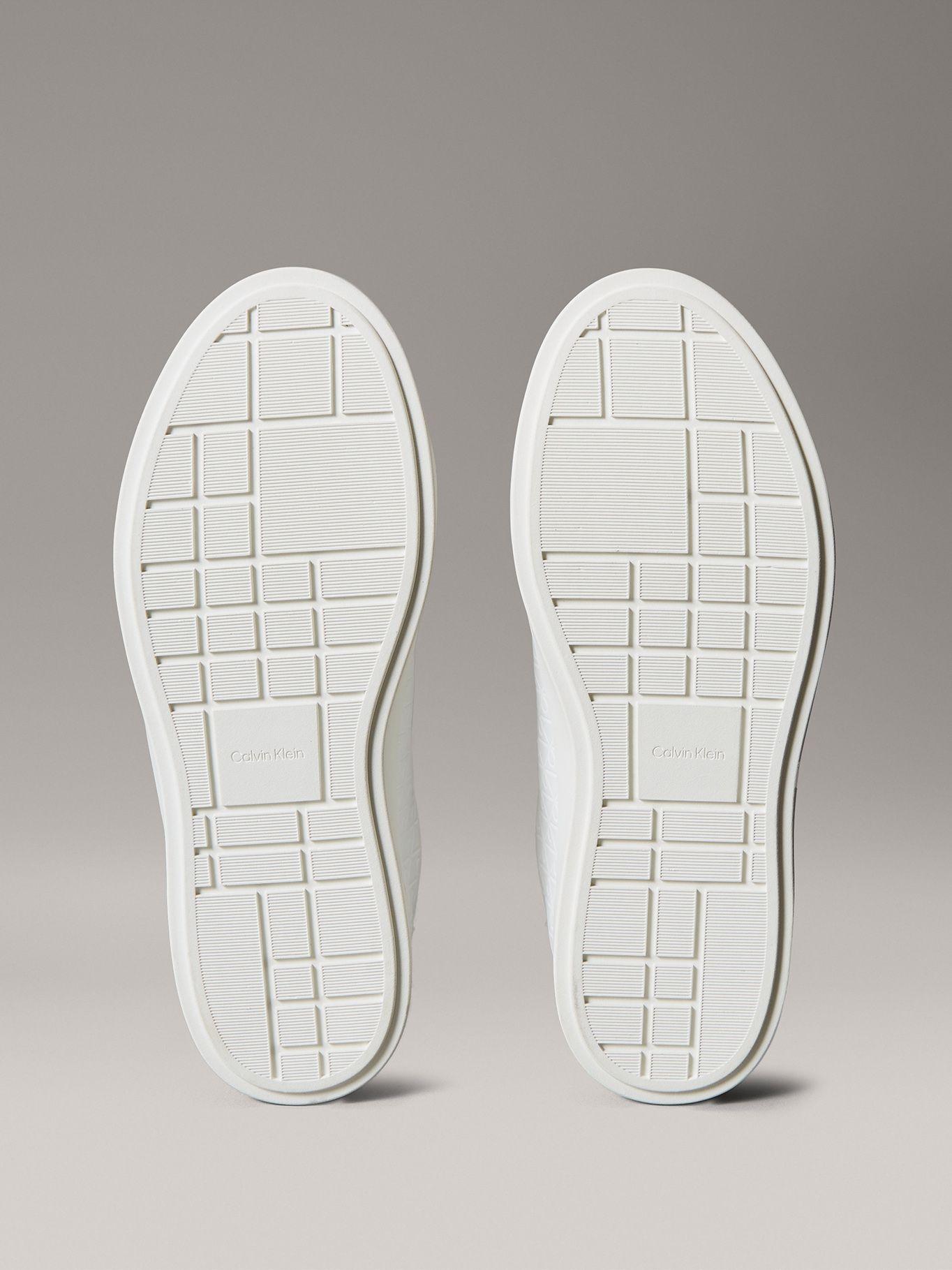 Zapatillas con Monograma en Relieve Blanco Calvin Klein-3