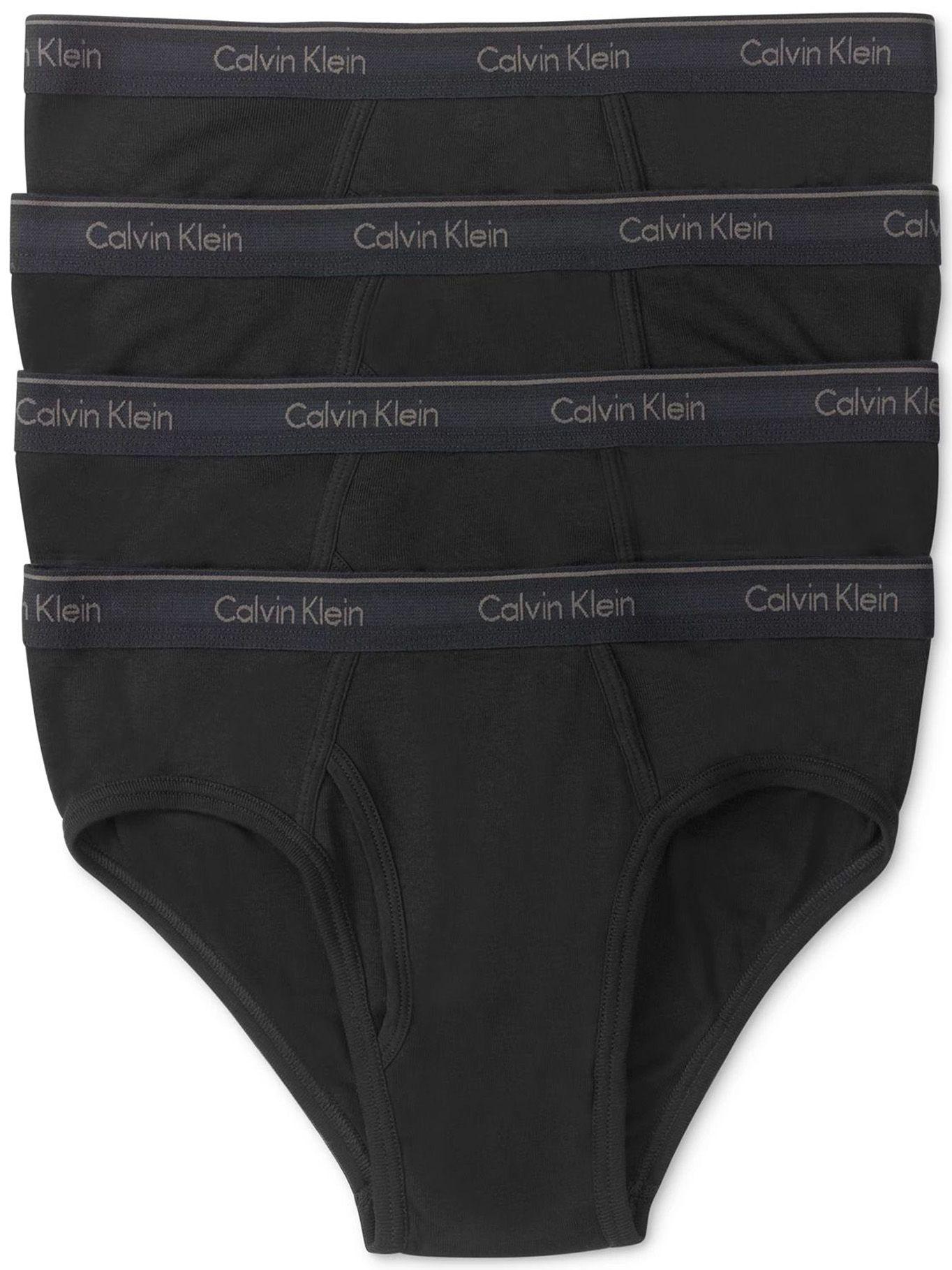 Slip Cotton Classics 4 Pack Negro Calvin Klein-1