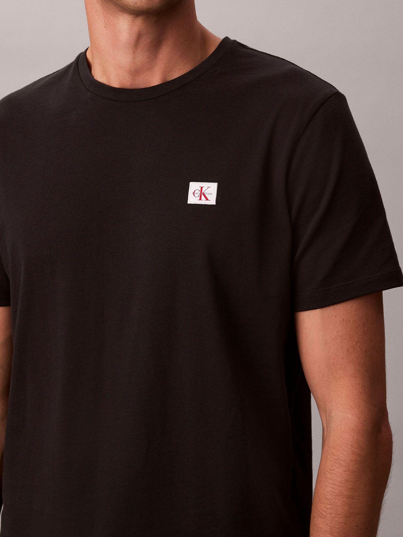 Polera Monograma Bagde 30S Negro Calvin Klein-4