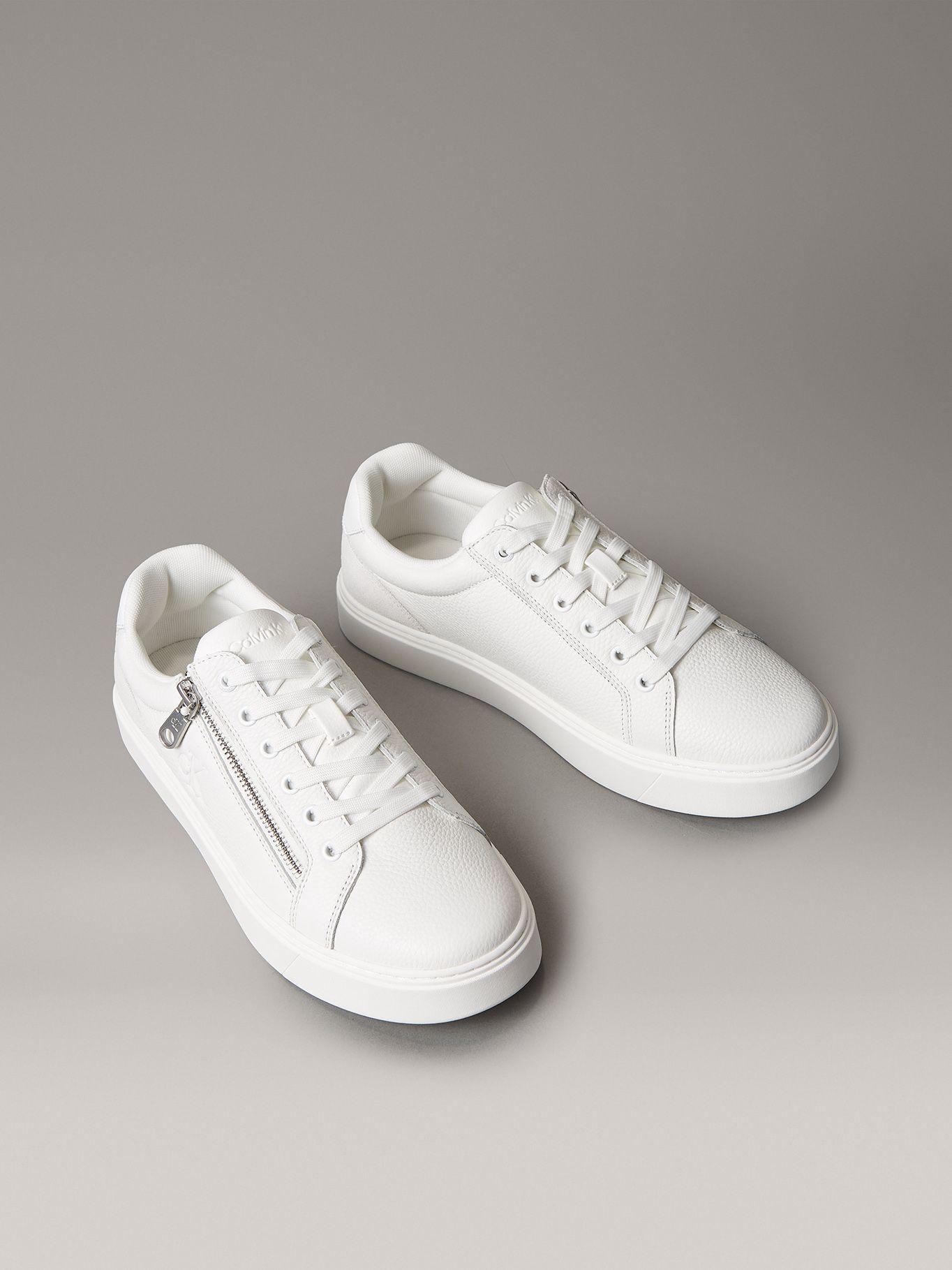 Zapatillas Clásicas con Cordones Blanco Calvin Klein-0