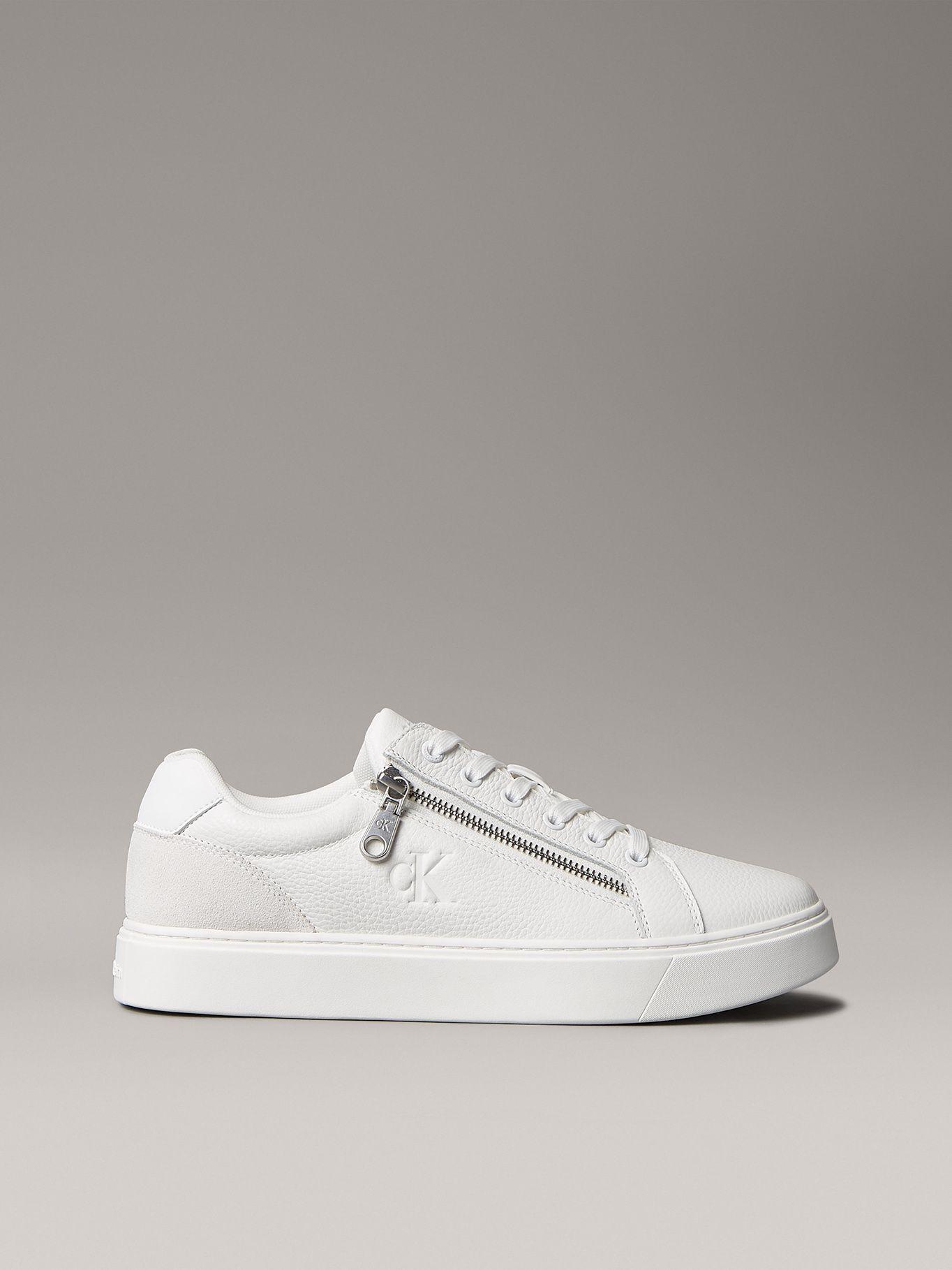 Zapatillas Clásicas con Cordones Blanco Calvin Klein-4