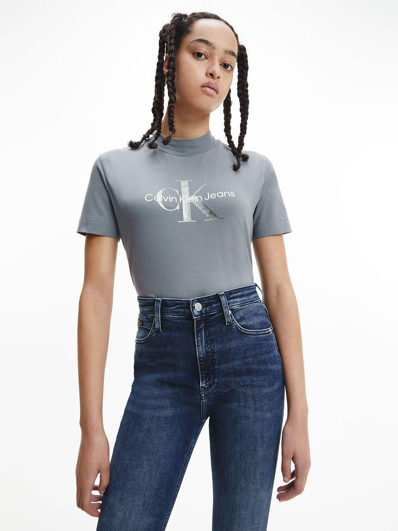 Polera Gunmetal Gris Calvin Klein-0