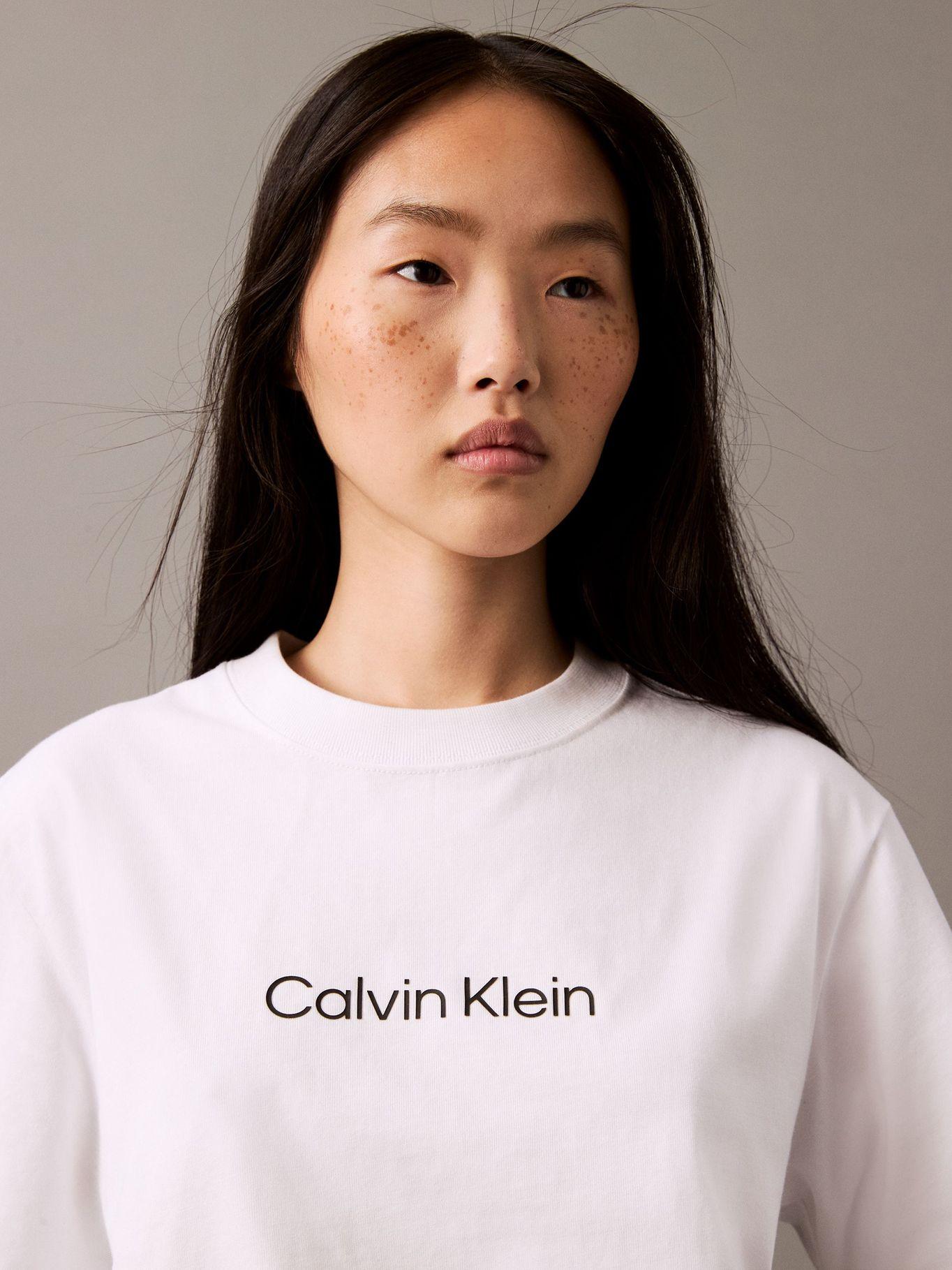 Polera Relaxed Logo Estándar Blanco Calvin Klein-3