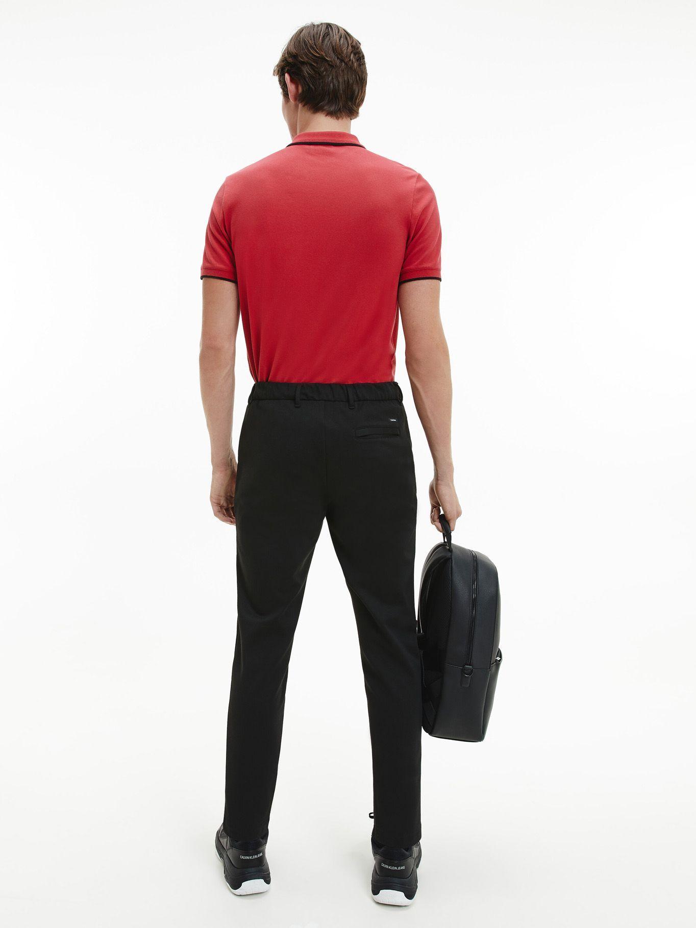 Polo Stretch Tipping Rosa Calvin Klein-1