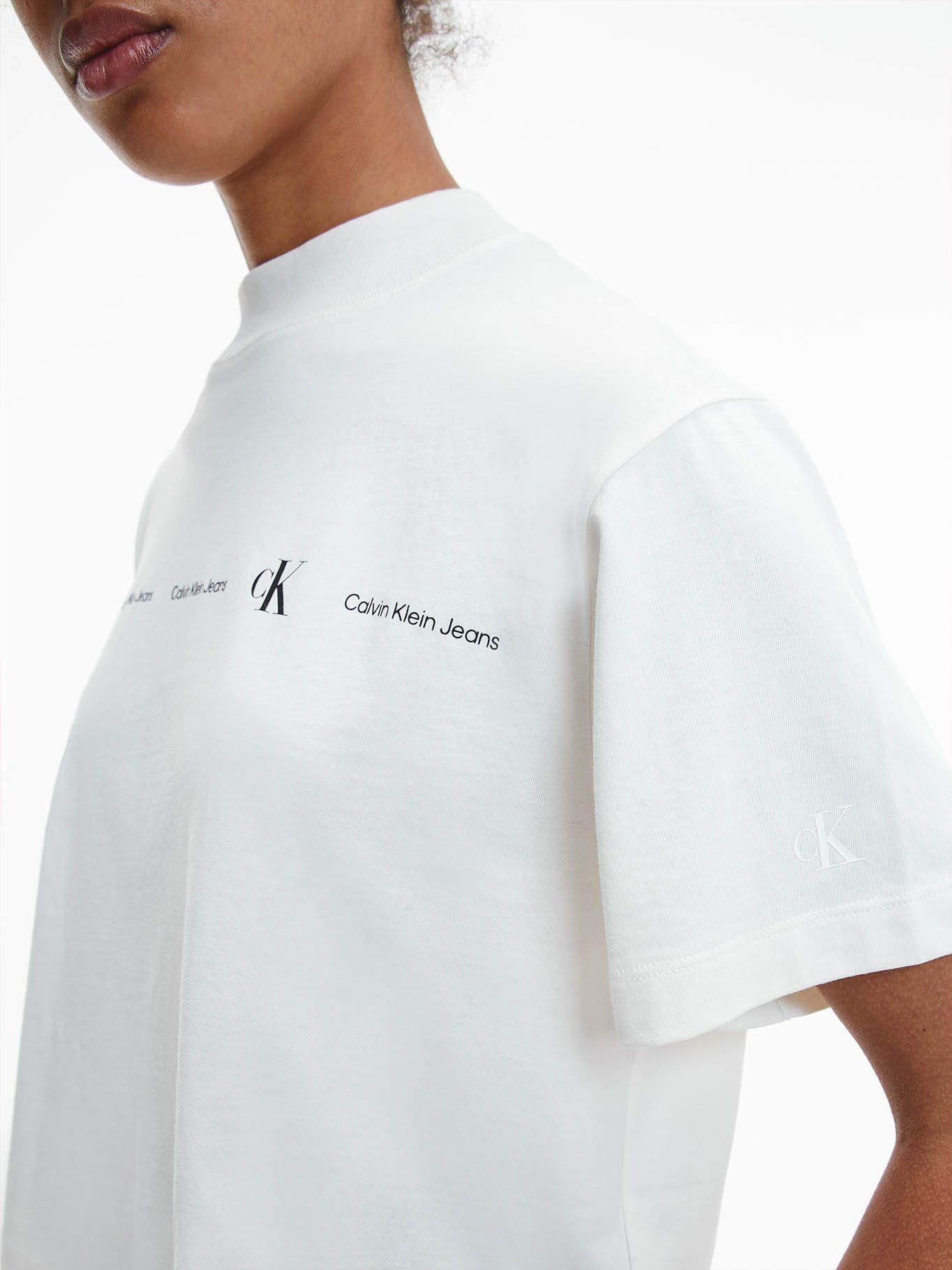 Polera Repeat Logo Blanco Calvin Klein-3