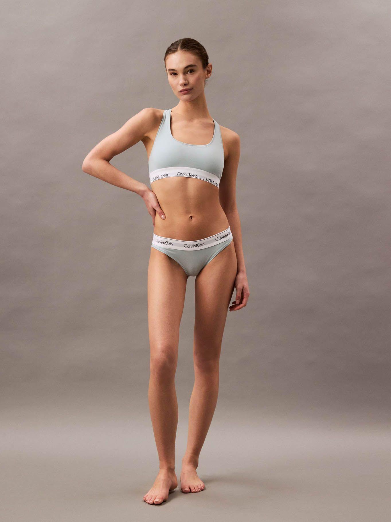 Bralette Modern Cotton 444 Azul Calvin Klein-1