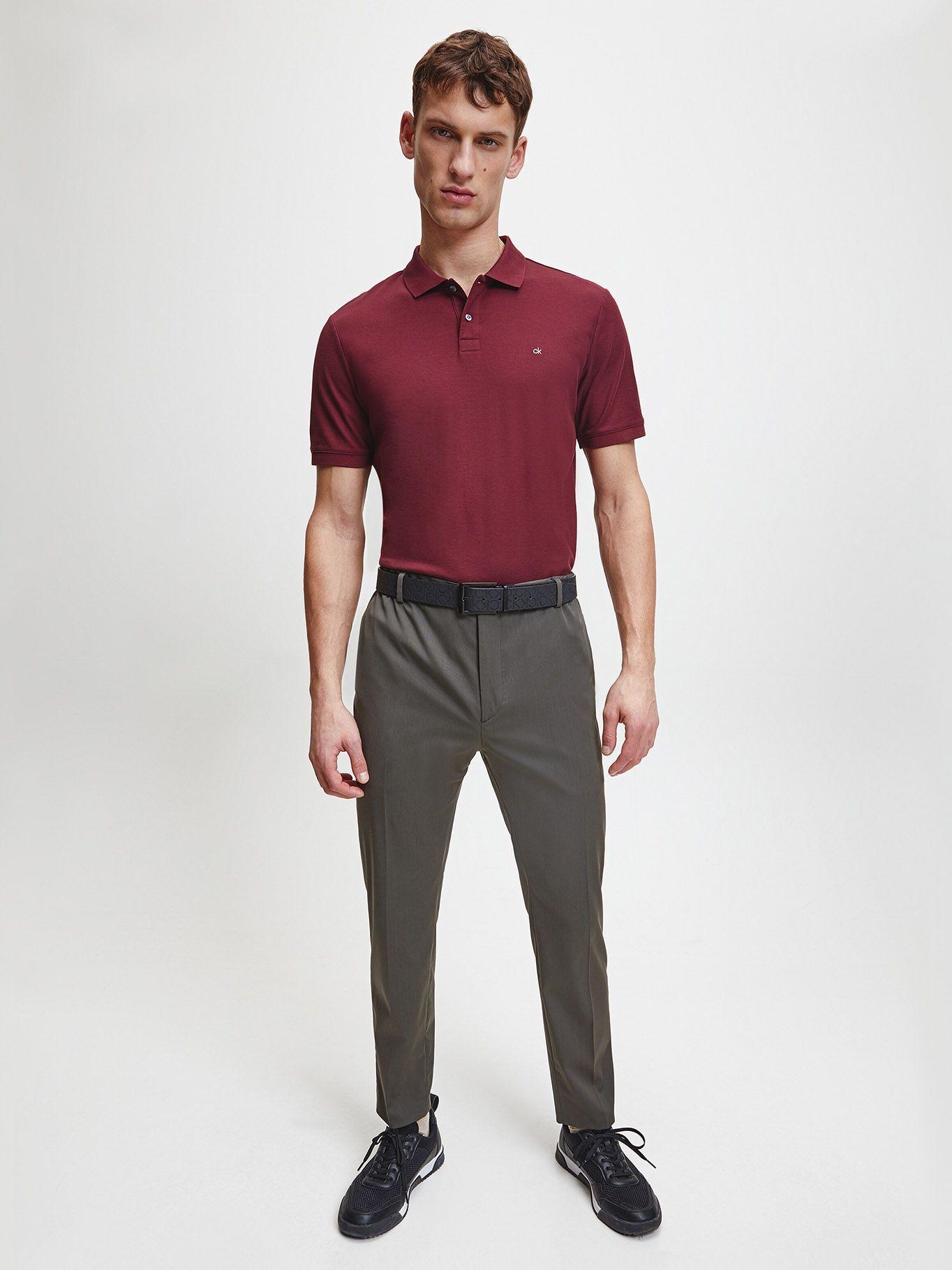 Polo Jacob Refined Rojo Calvin Klein-1