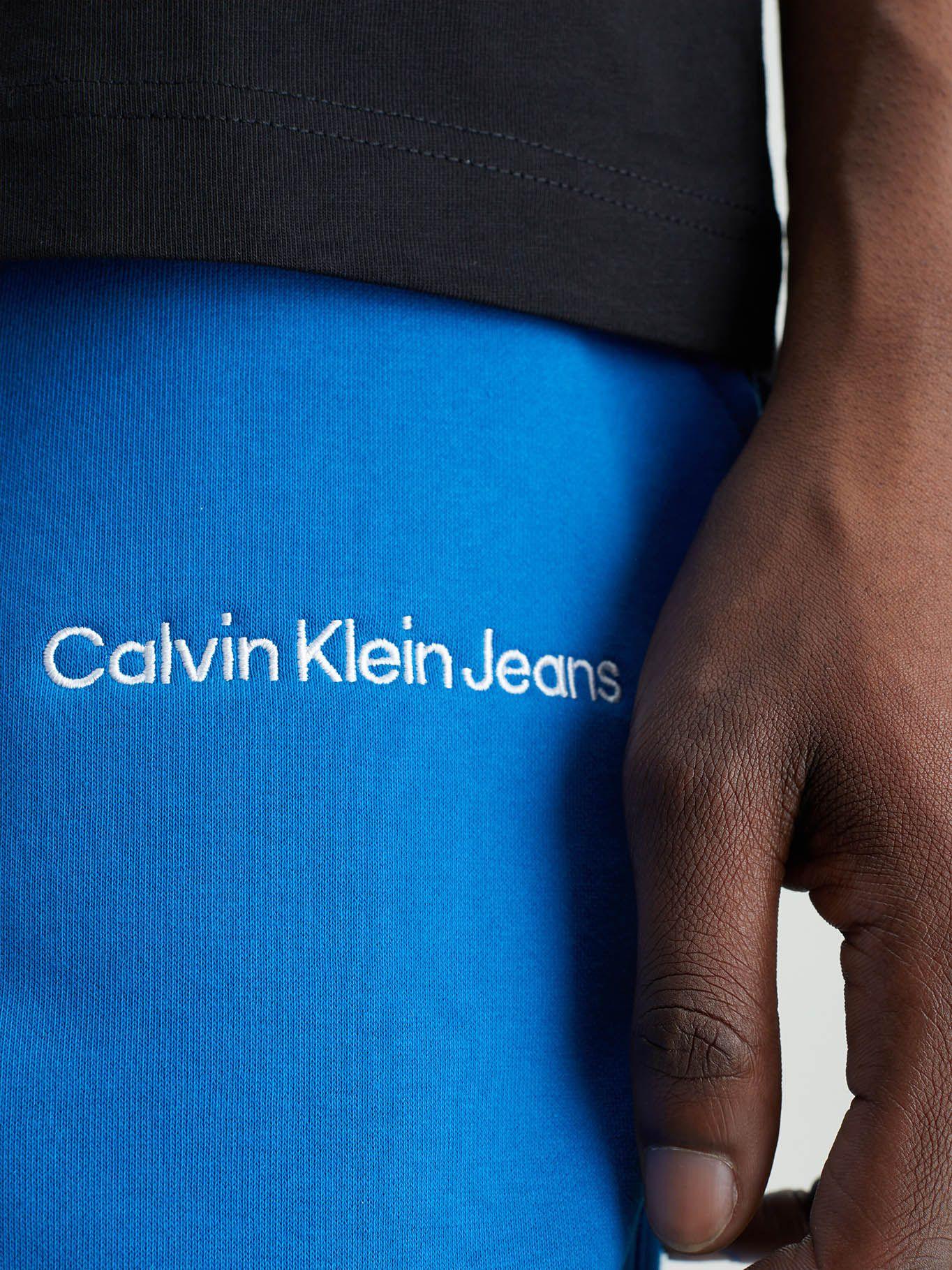 Shorts de chándal relaxed Azul Calvin Klein-3