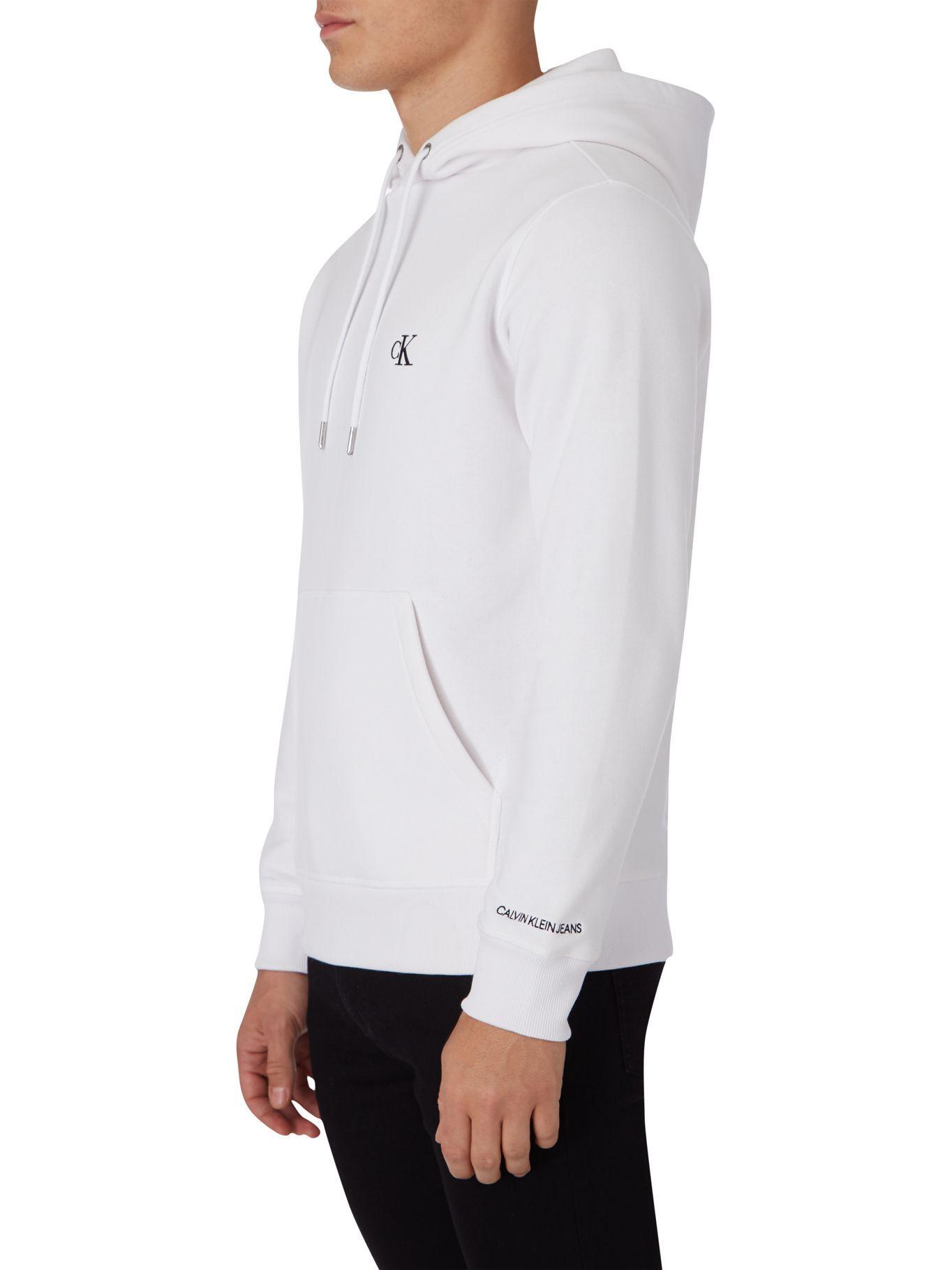 Hoodie Ck Essential  Blanco 713 Calvin Klein-2