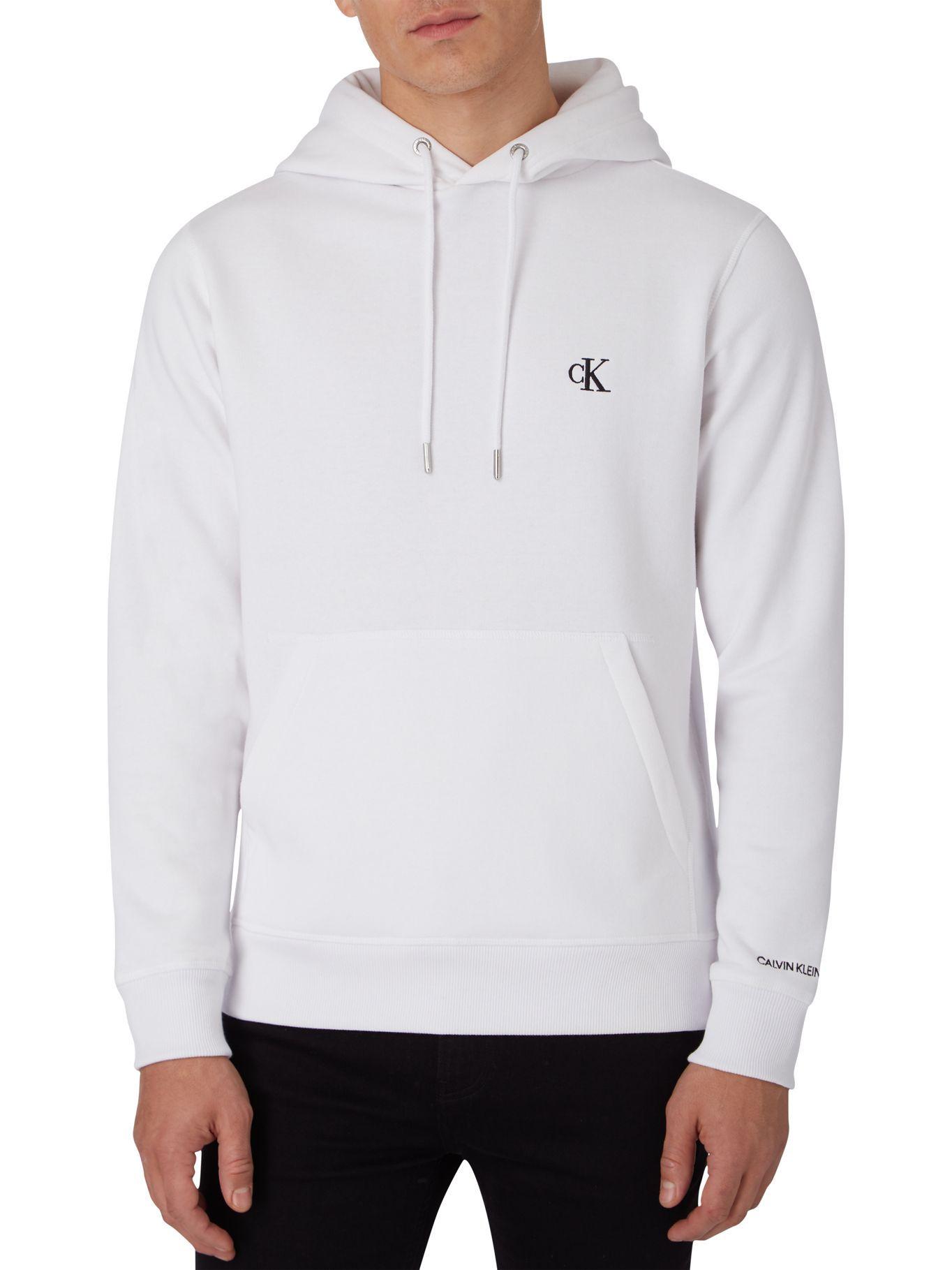 Hoodie Ck Essential  Blanco 713 Calvin Klein-0