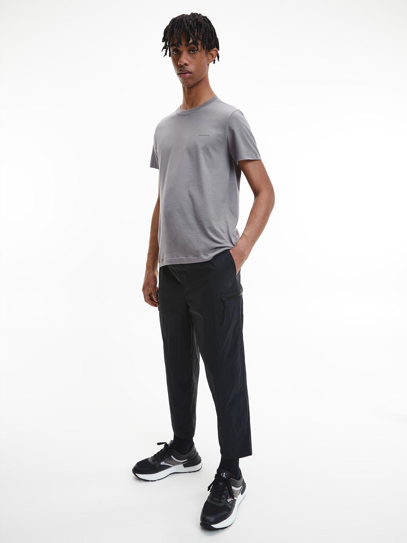 Pack 2 Poleras Slim Negro/Gris Calvin Klein-4