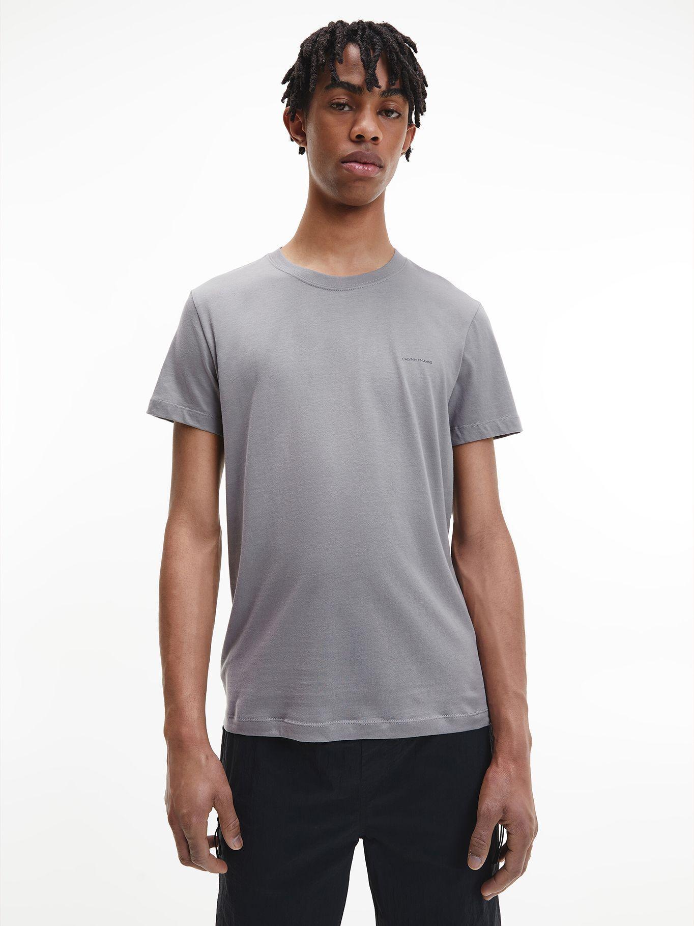 Pack 2 Poleras Slim Negro/Gris Calvin Klein-1