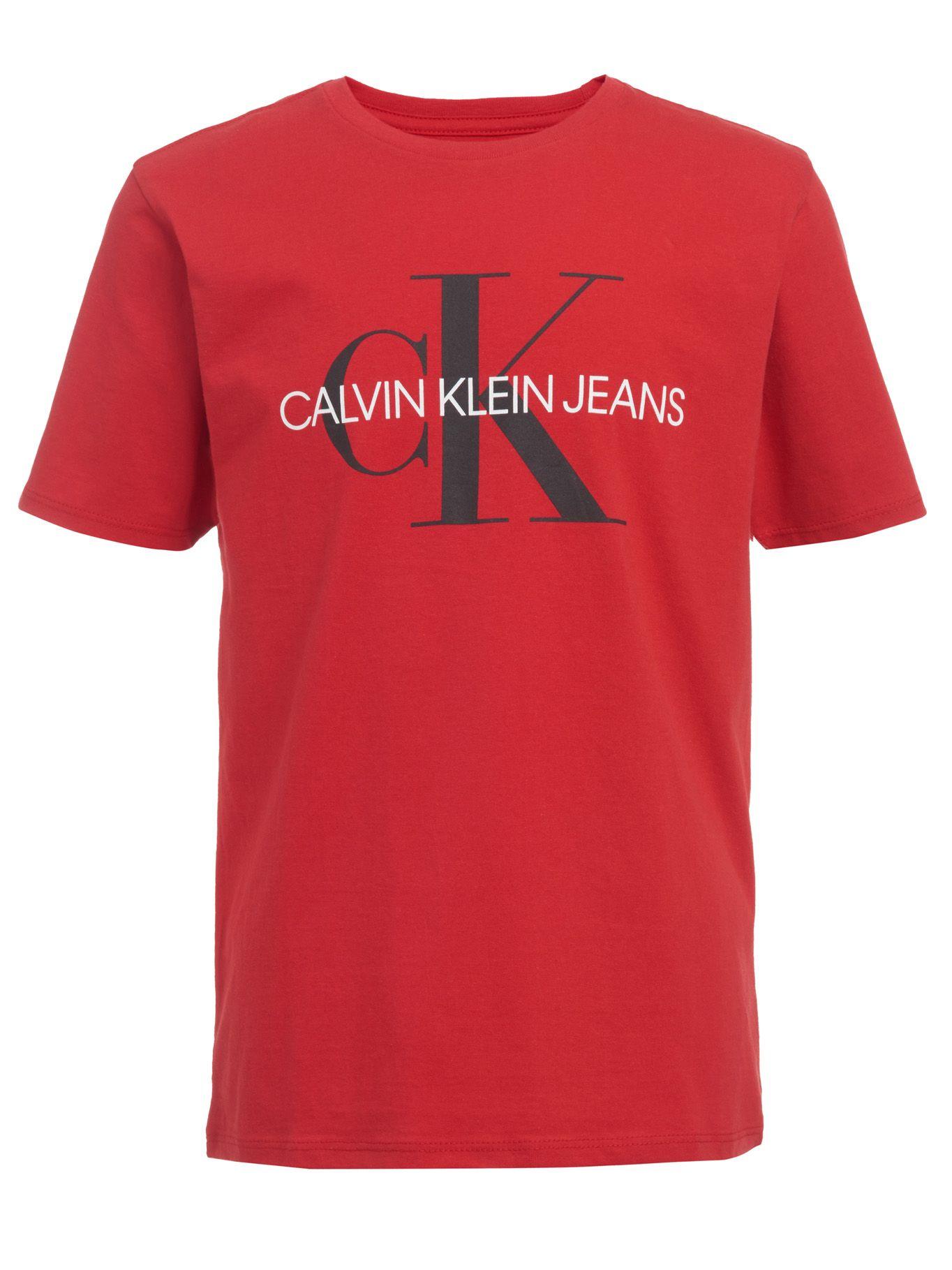 Polera Niño Ck Old School Rojo Calvin Klein-0