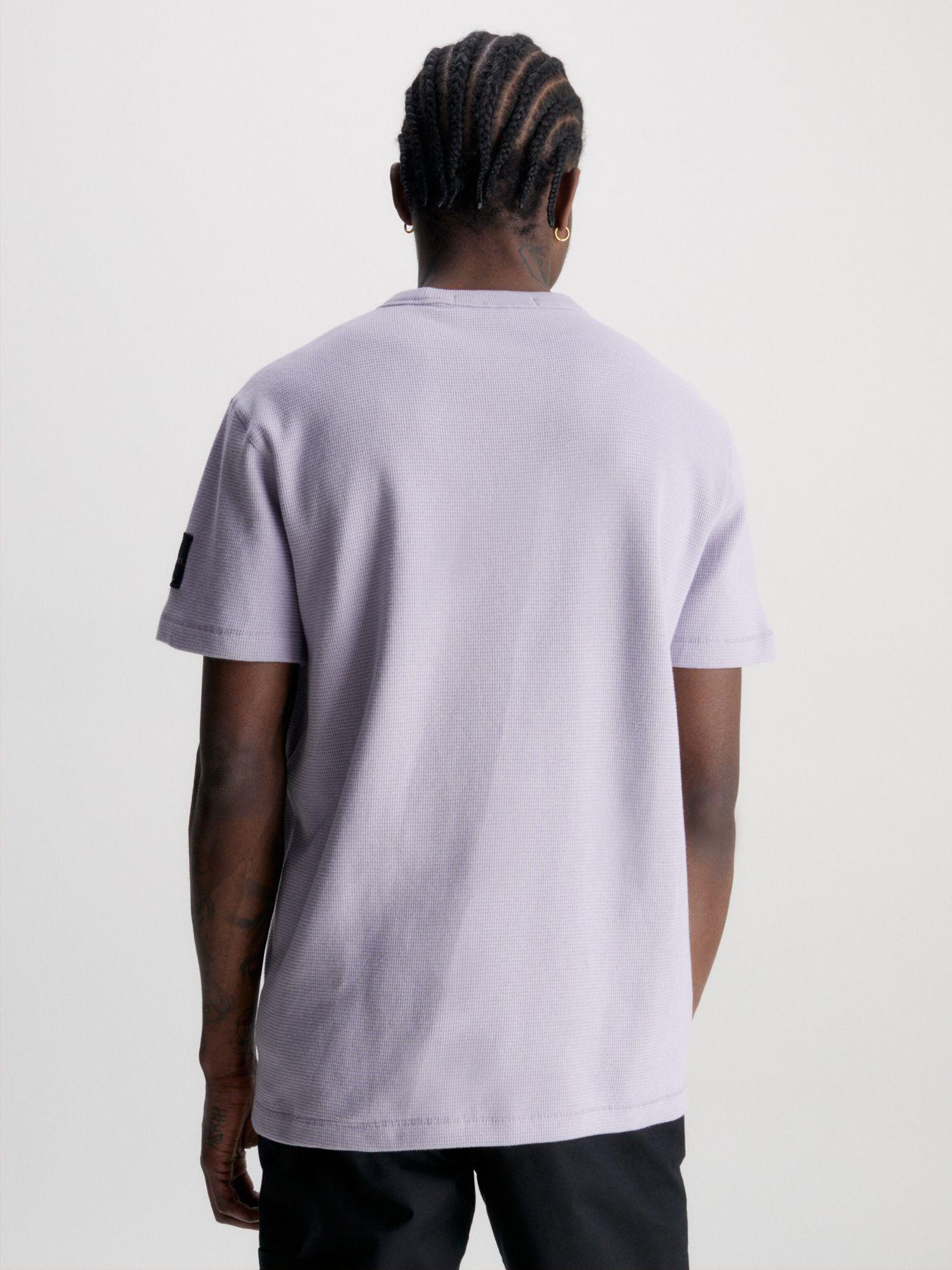 Polera Badge Waffle  Morado Calvin Klein-2