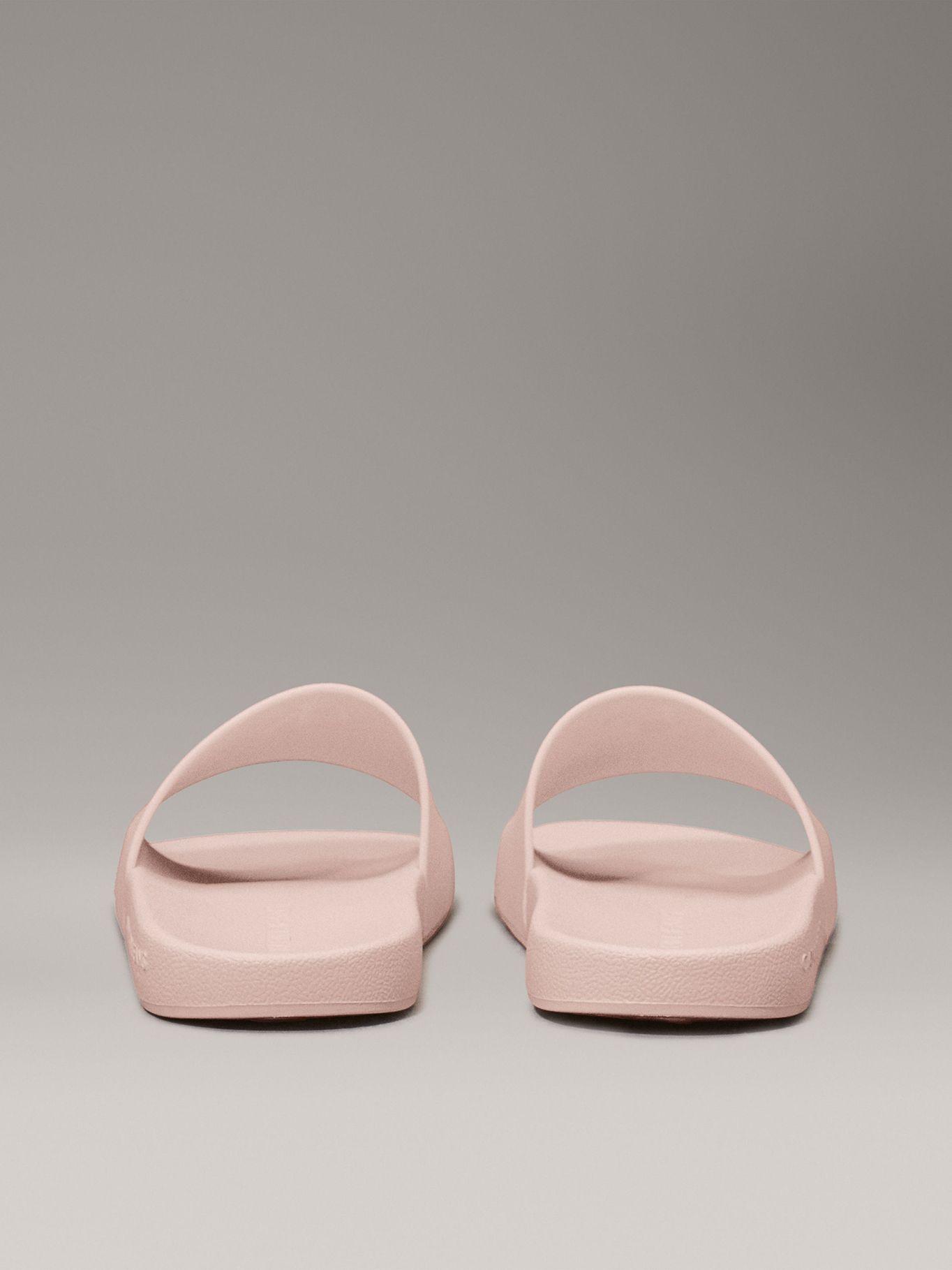 Sandalias Slide Monogram Rosado Calvin Klein-1