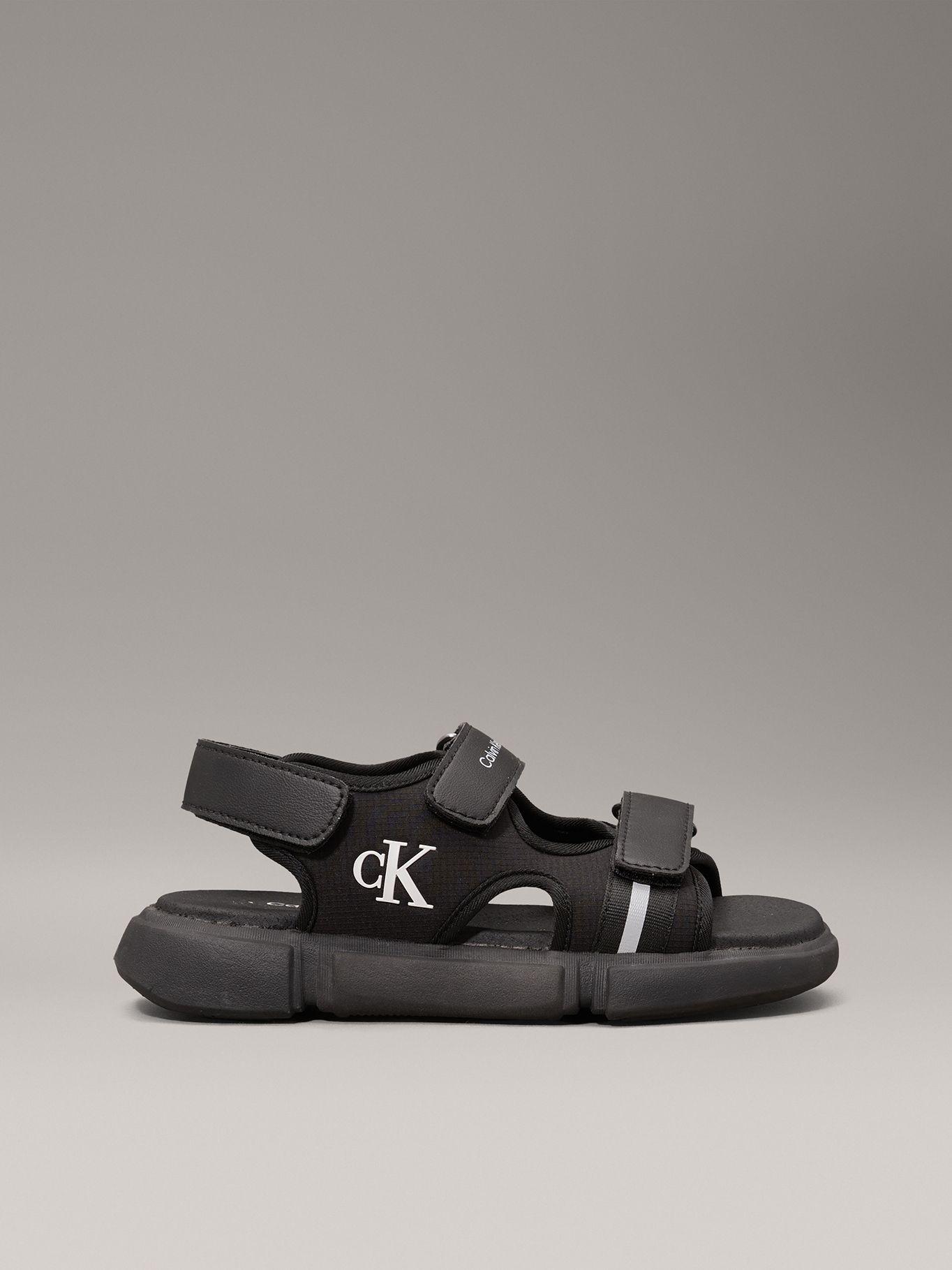 Sandalias Niño con Velcro Negro Calvin Klein-4