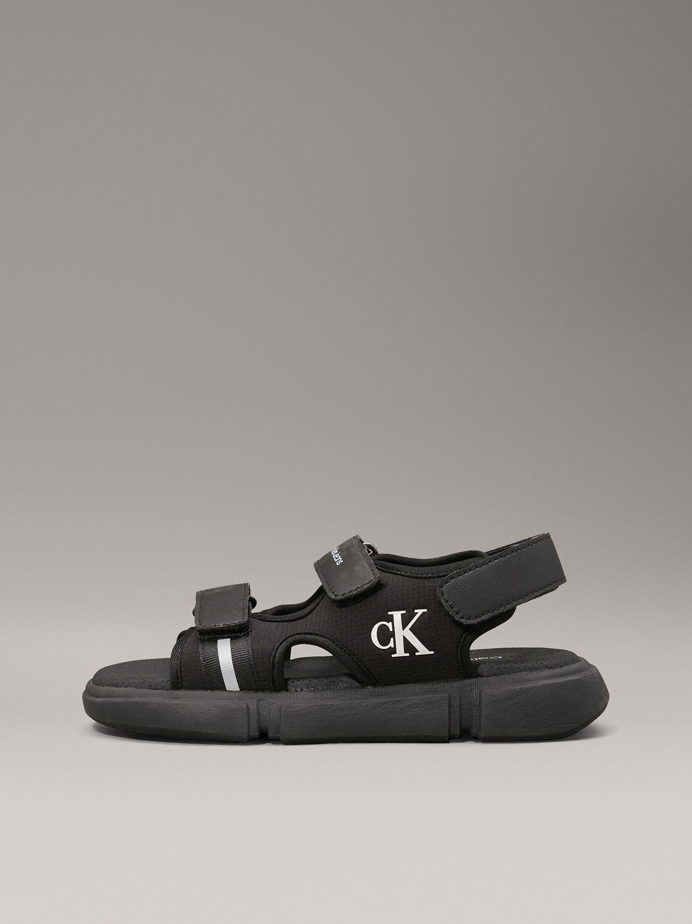 Sandalias Niño con Velcro Negro Calvin Klein-5