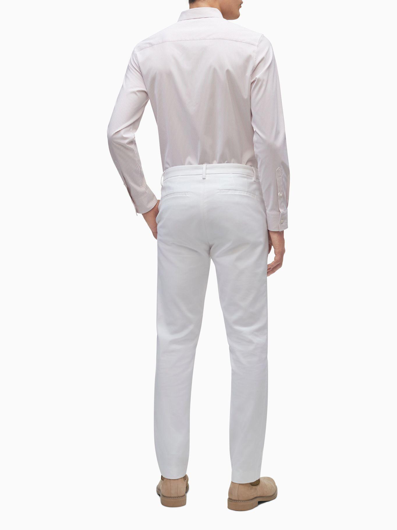 Camisa Move Stripe Blanco Calvin Klein-1