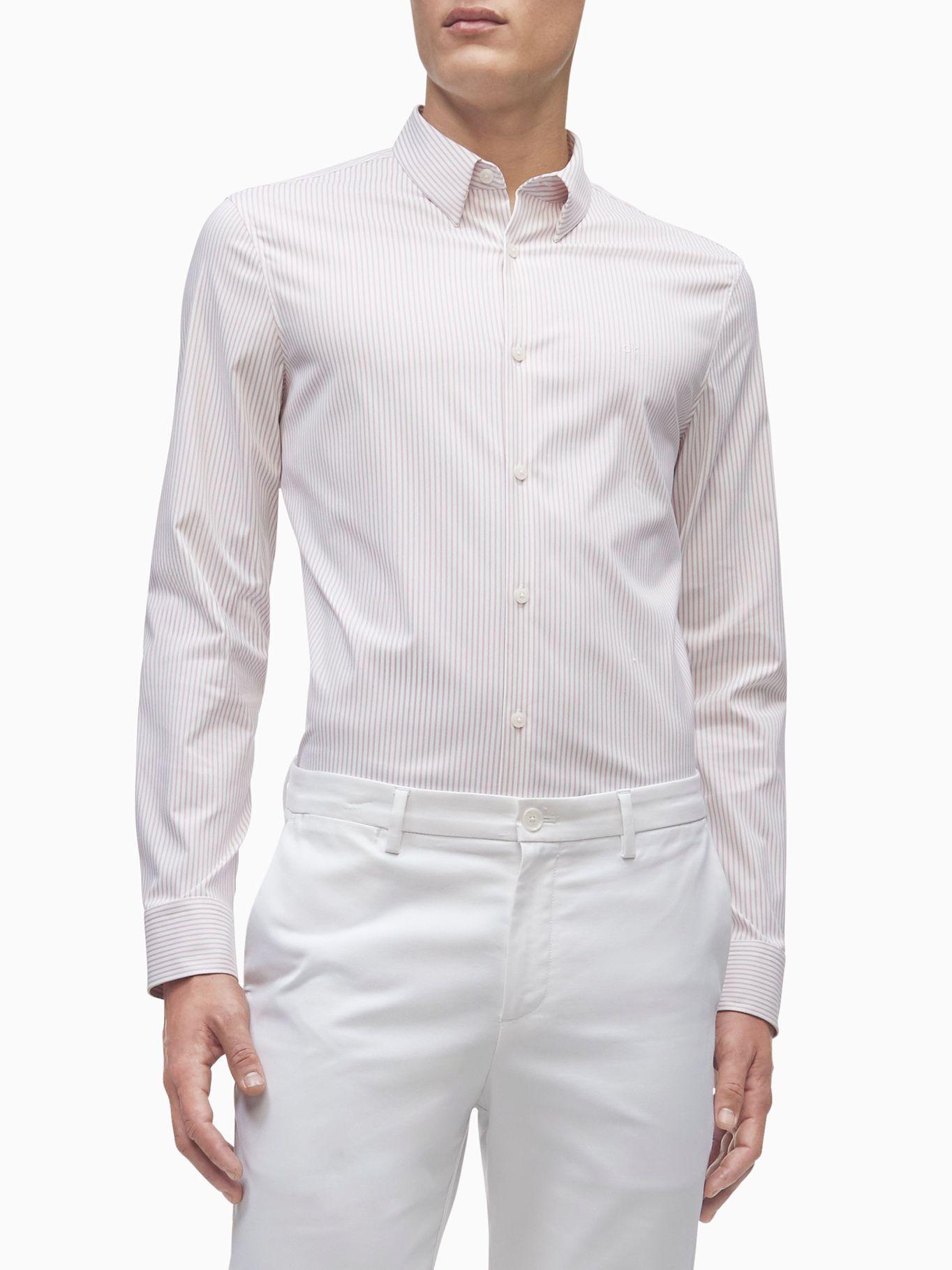 Camisa Move Stripe Blanco Calvin Klein-0