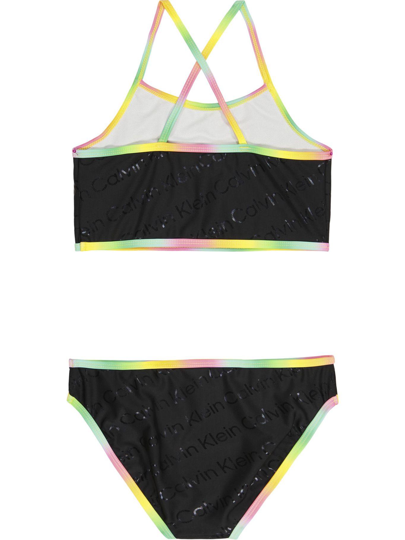 Traje de Baño Calvin Logo Bikini Negro Calvin Klein-1