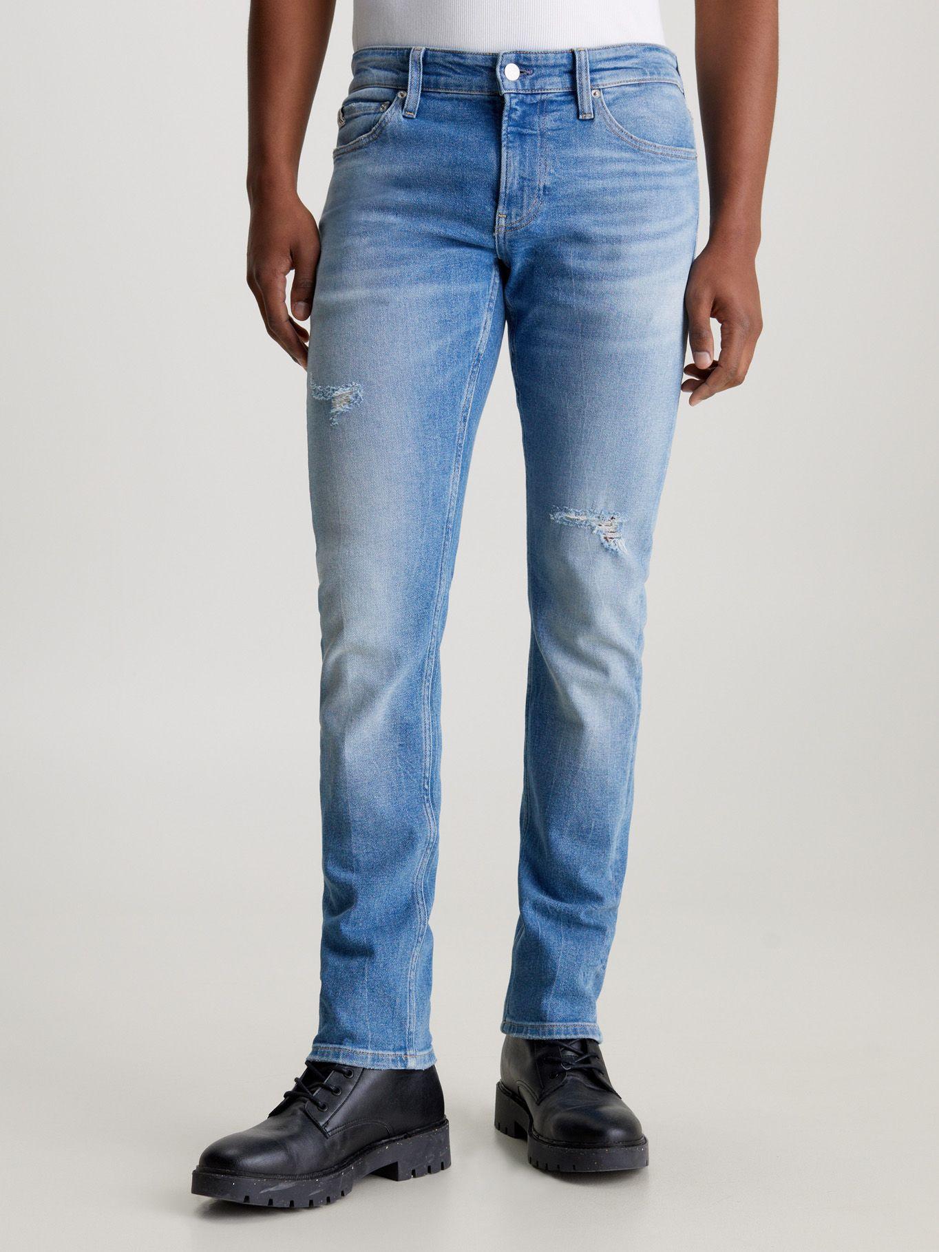 Jeans Slim Azul/ 1A-4 Calvin Klein-0