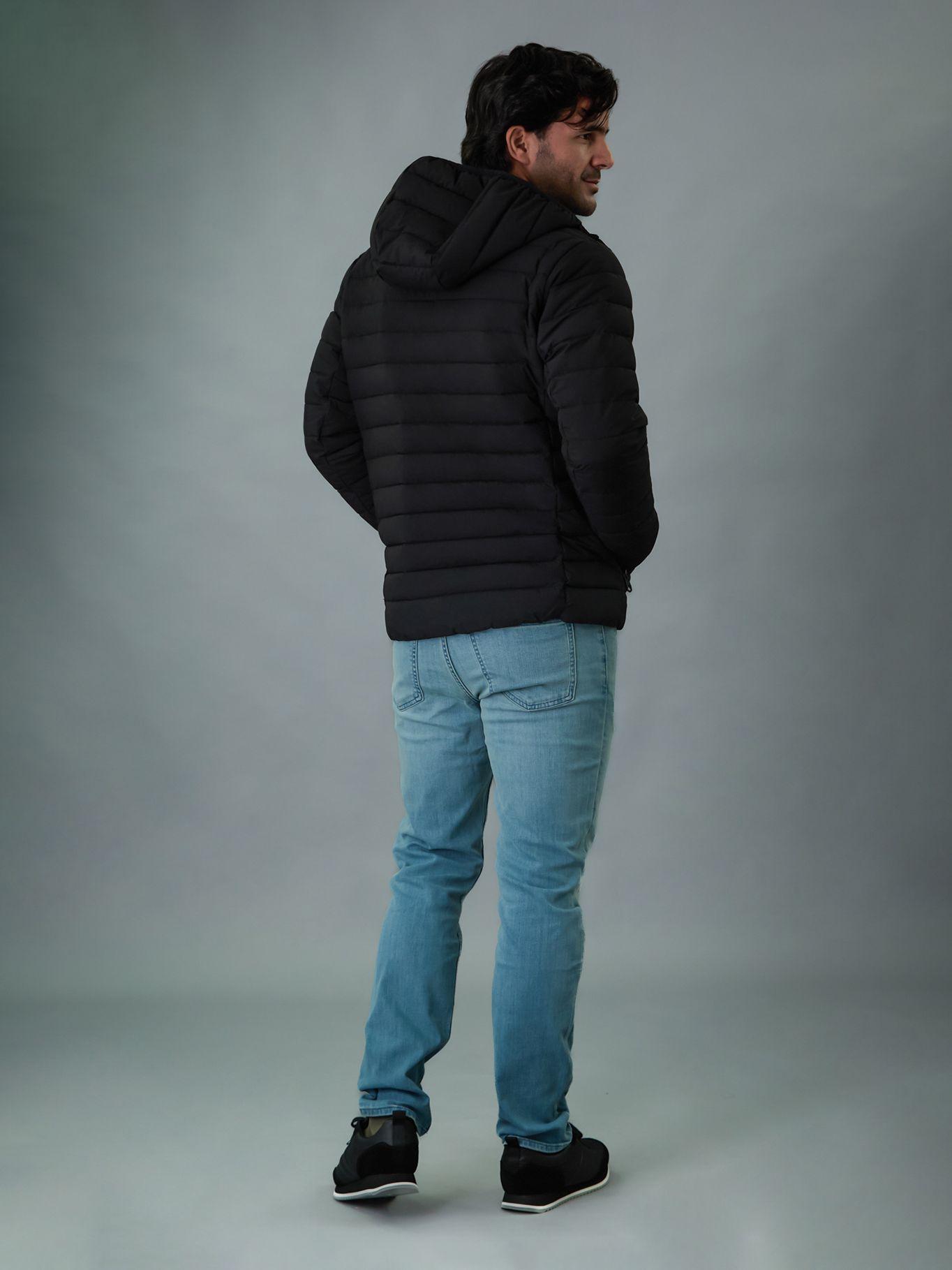 Parka con Gorro Packable Negro Calvin Klein-2