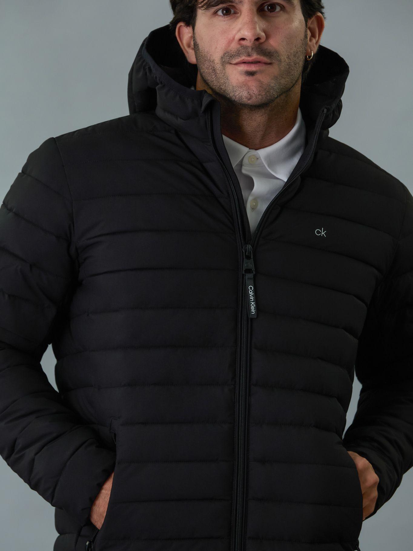 Parka con Gorro Packable Negro Calvin Klein-3