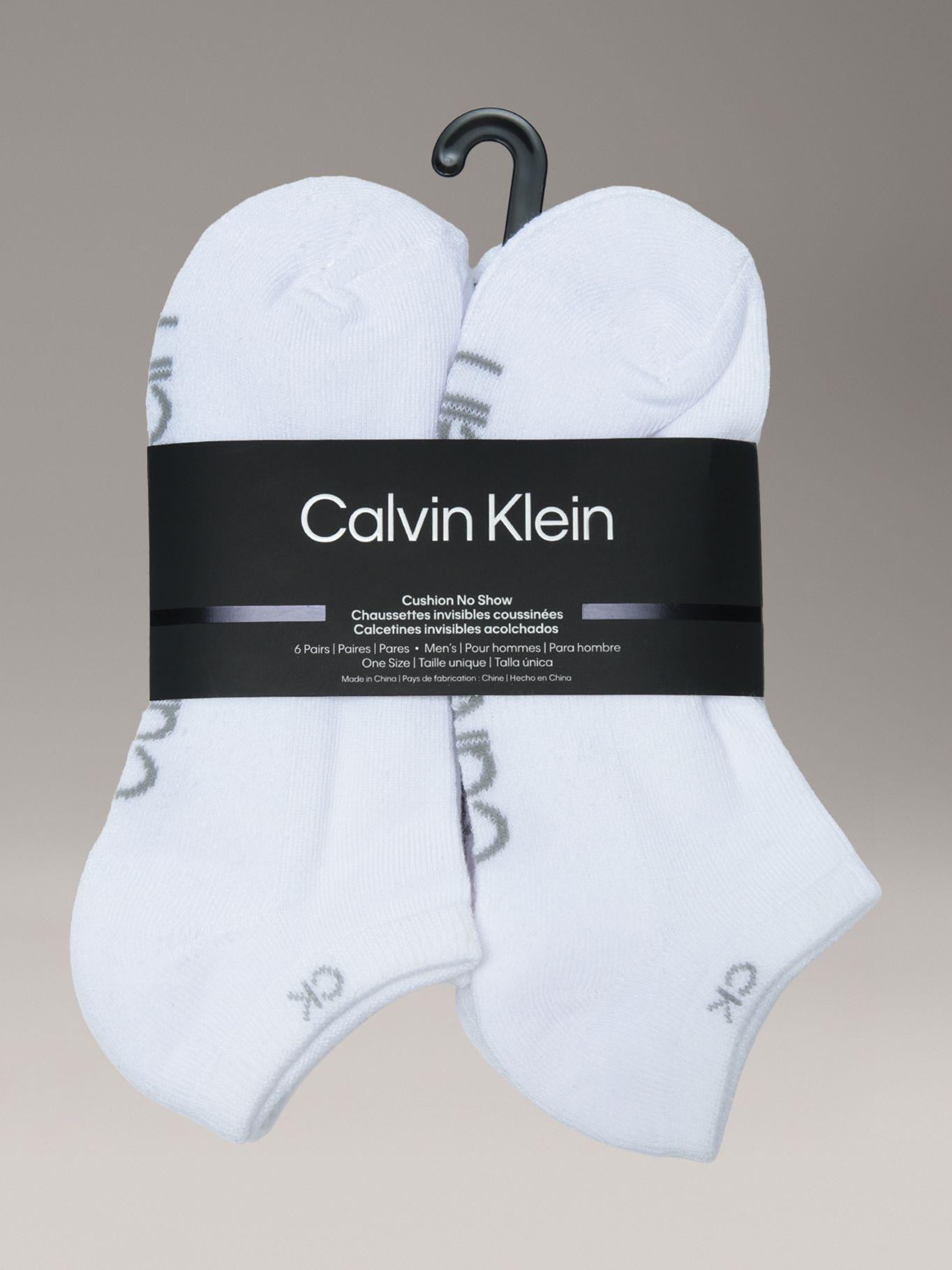 Pack 6 Calcetin Tobillero Logo Blanco Calvin Klein-2