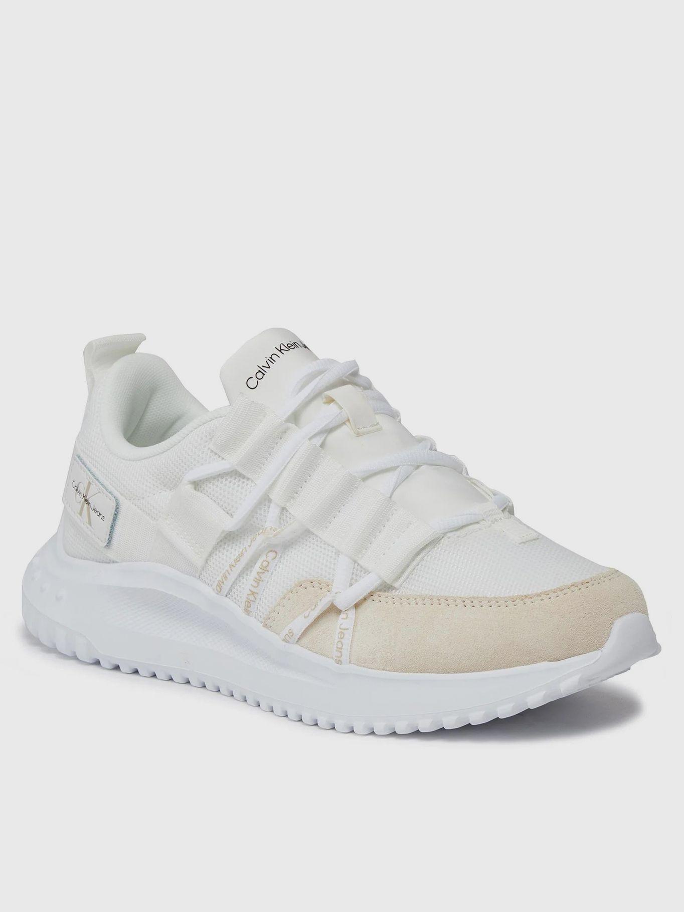 Zapatilla Eva Runner Low Lace Mix Blanco Calvin Klein-0