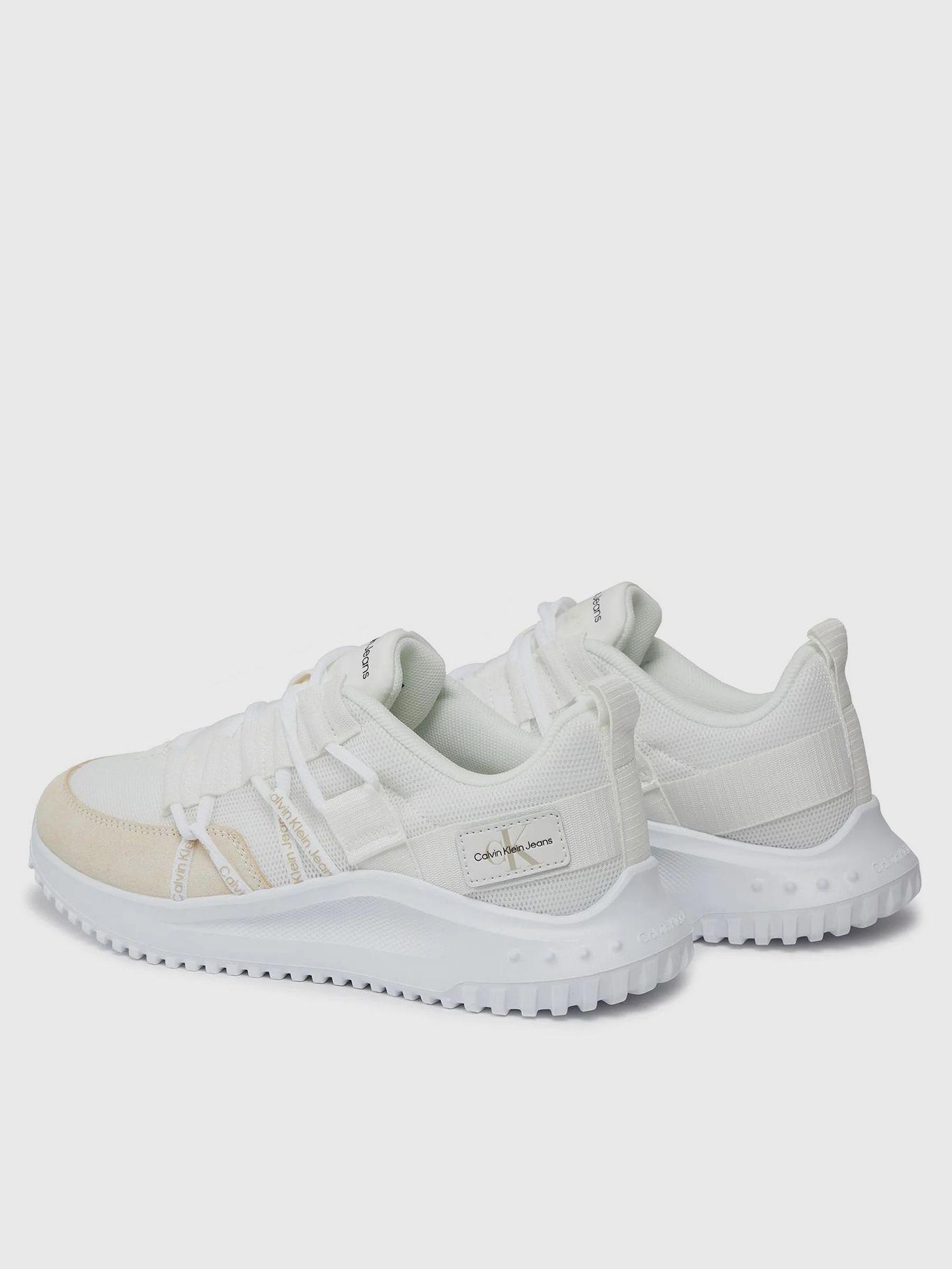 Zapatilla Eva Runner Low Lace Mix Blanco Calvin Klein-1
