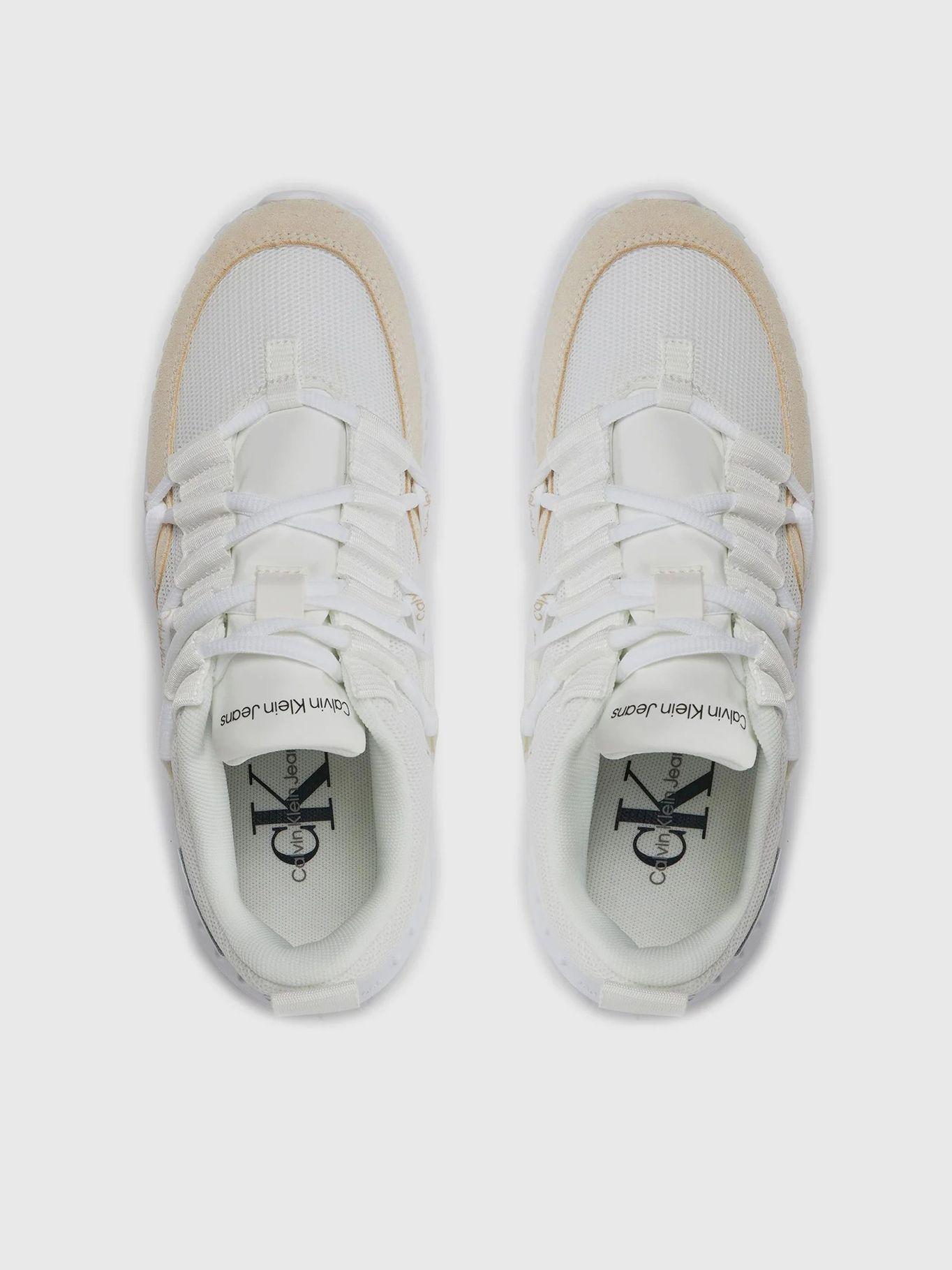 Zapatilla Eva Runner Low Lace Mix Blanco Calvin Klein-2