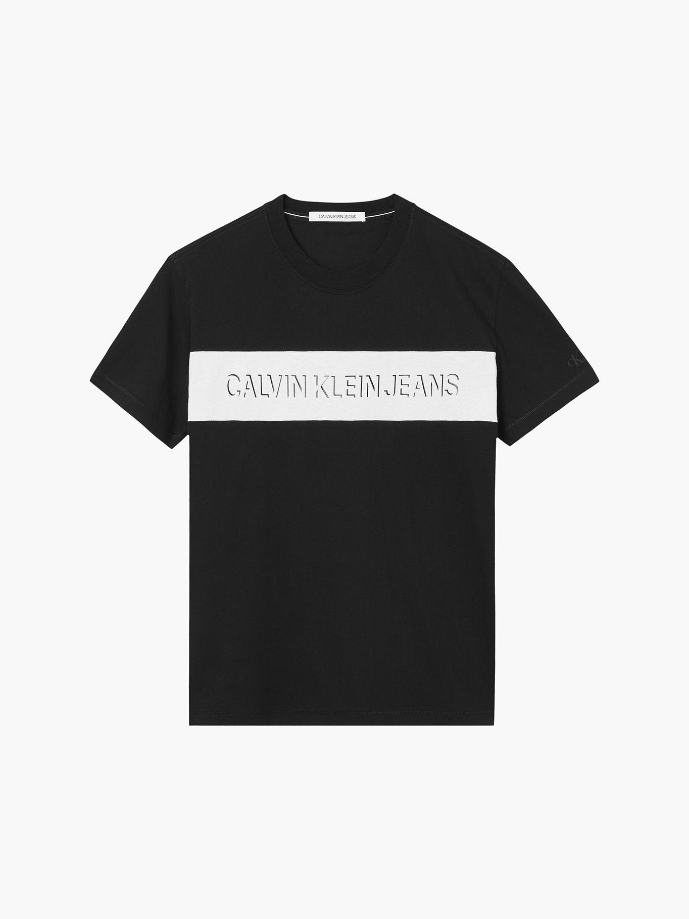 Polera Colorblock Shadow Negro Calvin Klein-4