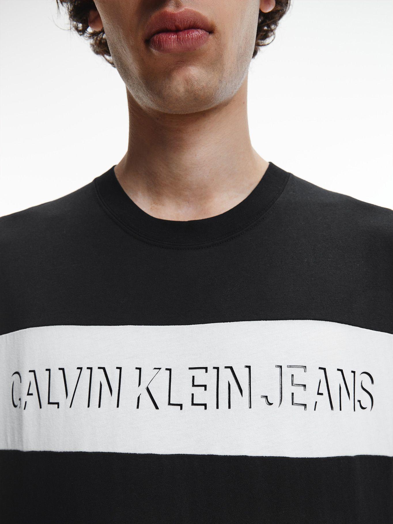 Polera Colorblock Shadow Negro Calvin Klein-3