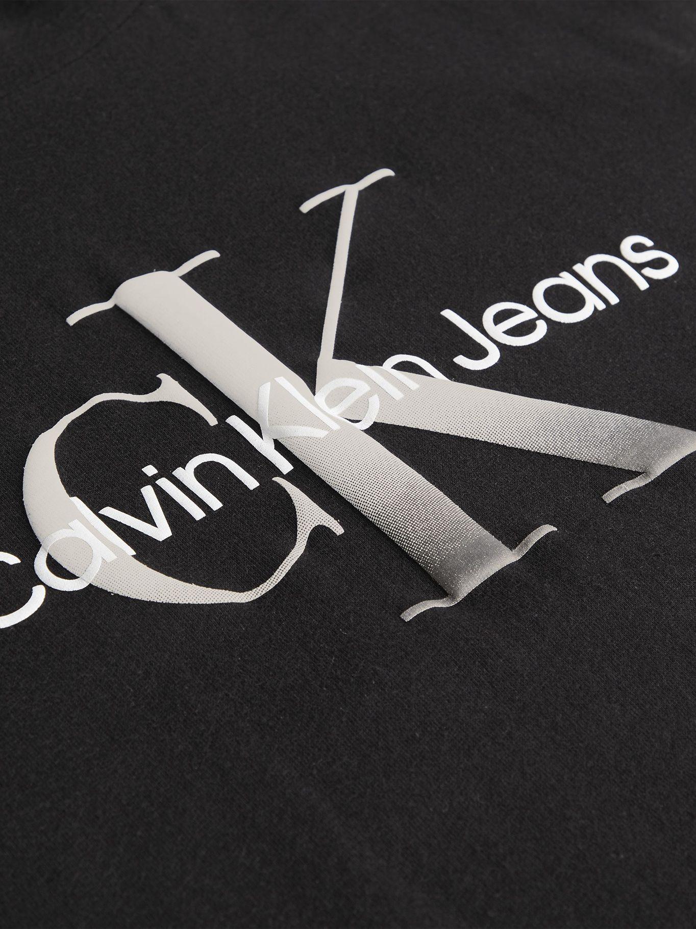 Polera Gradient Monologo Negro Calvin Klein-5