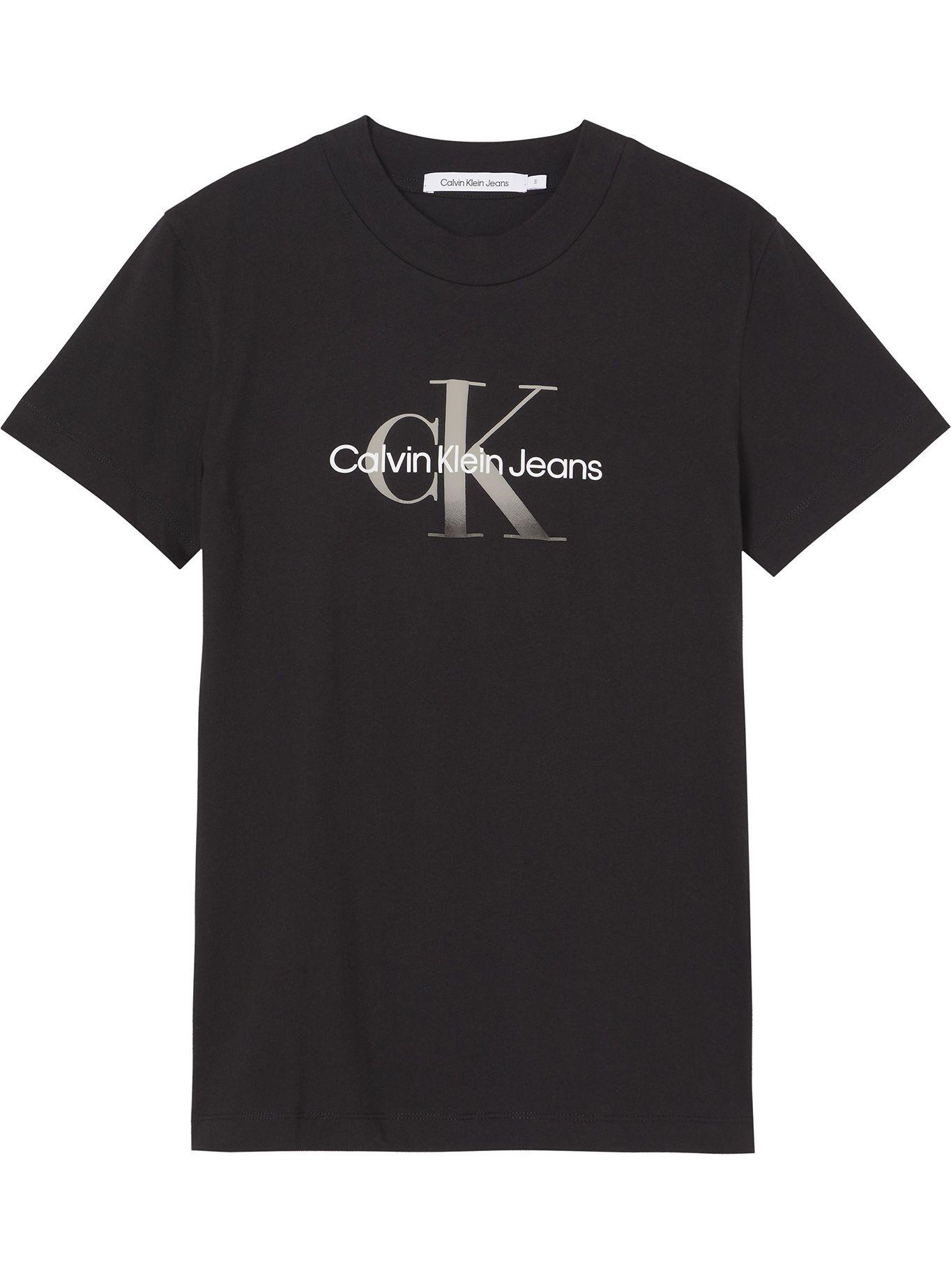 Polera Gradient Monologo Negro Calvin Klein-4