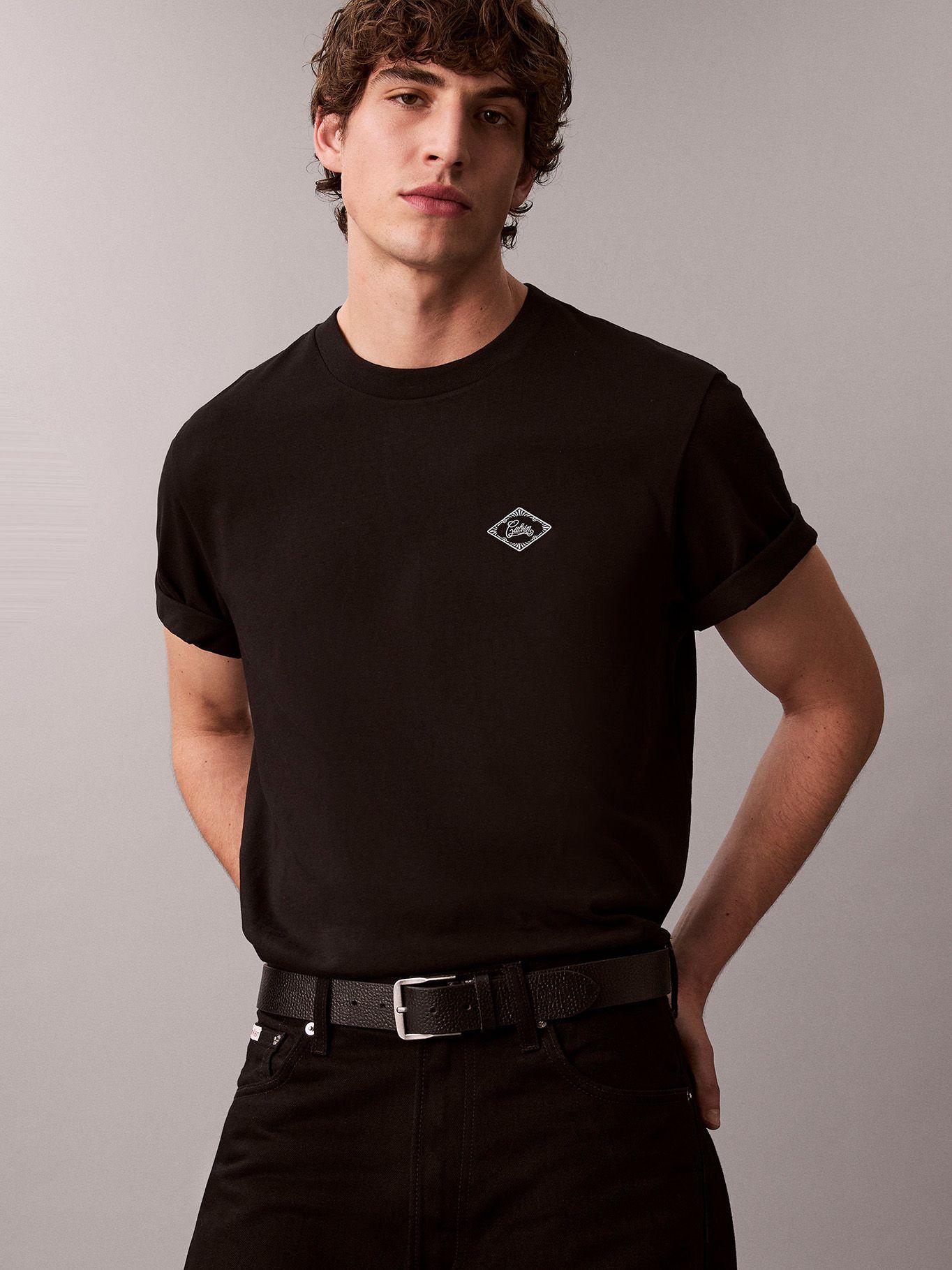 Polera Cacin Matchbox Graphic Negro Calvin Klein-3